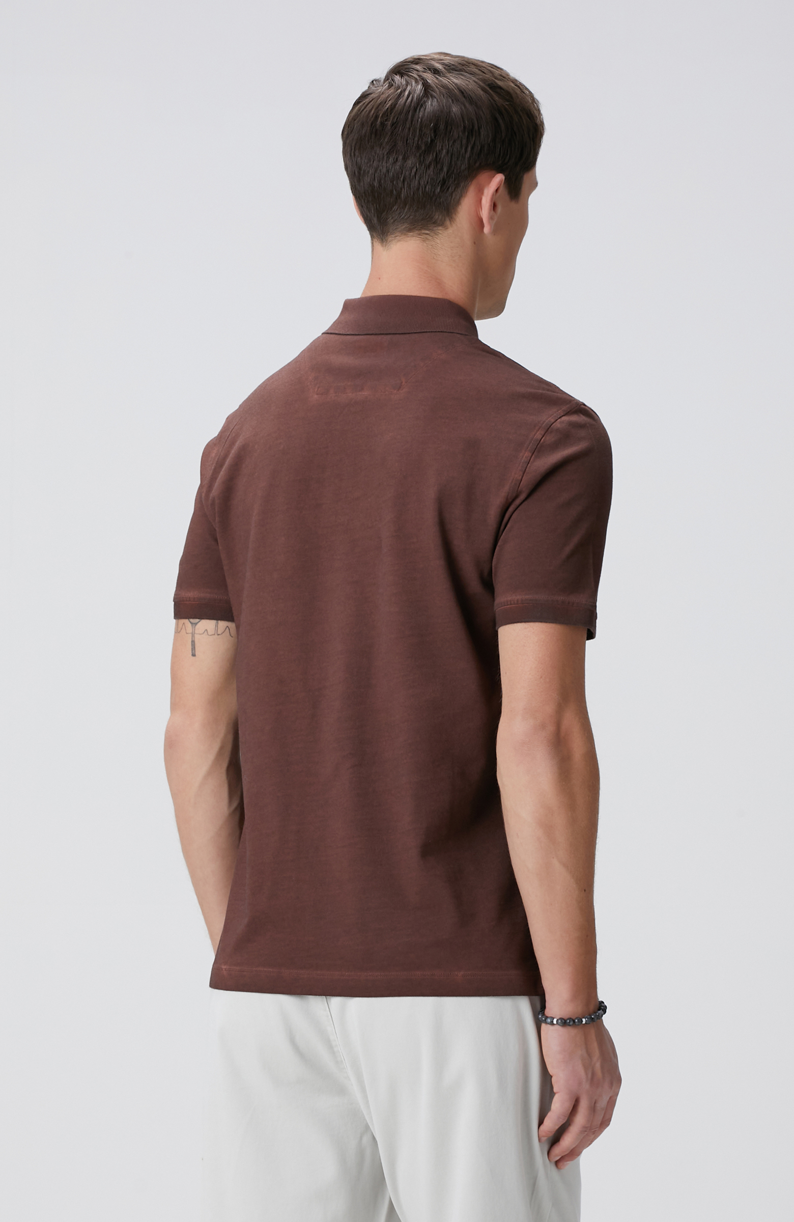 Kahverengi Polo Yaka T-shirt