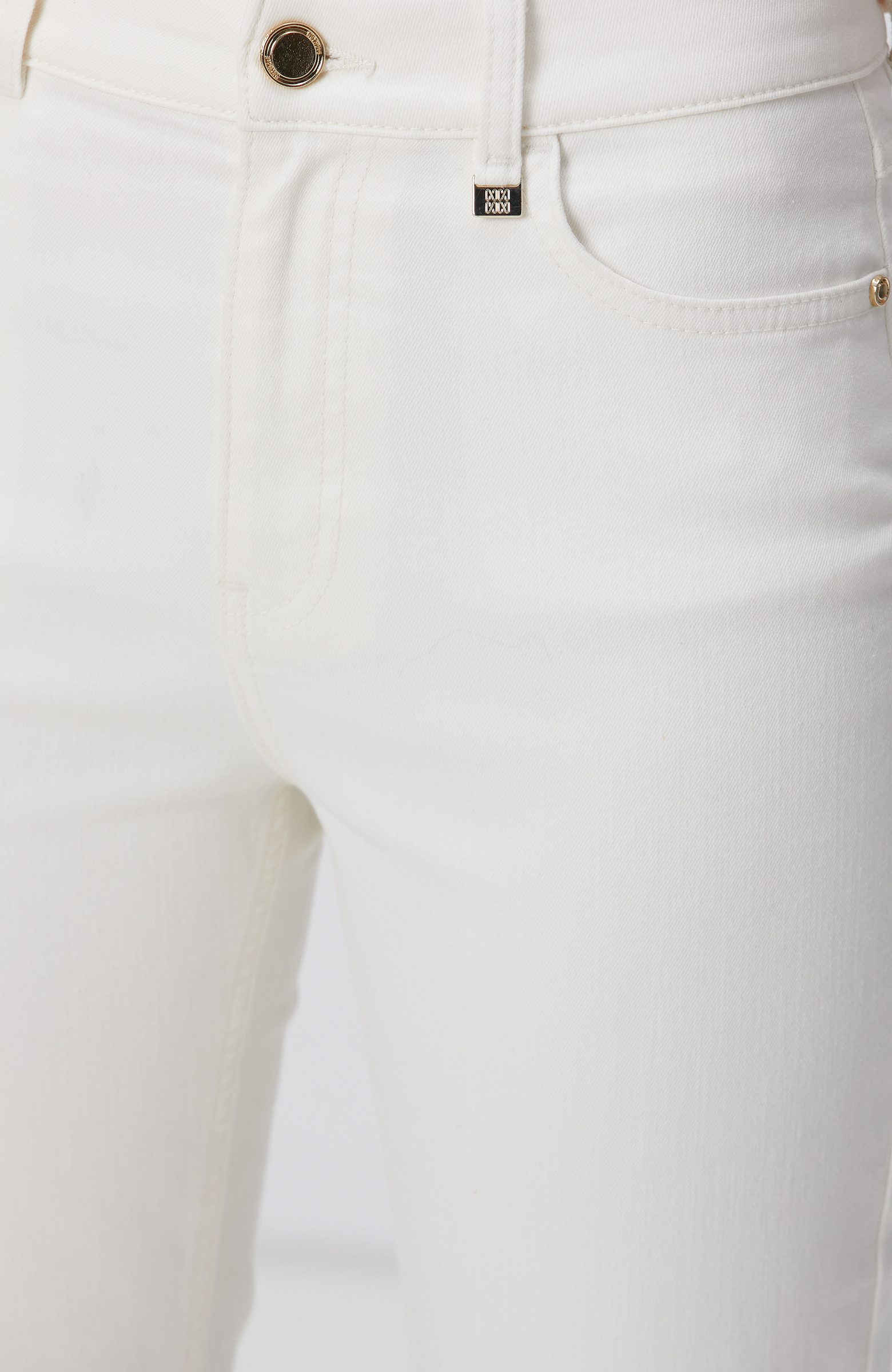 Kırık Beyaz Denim Pantolon