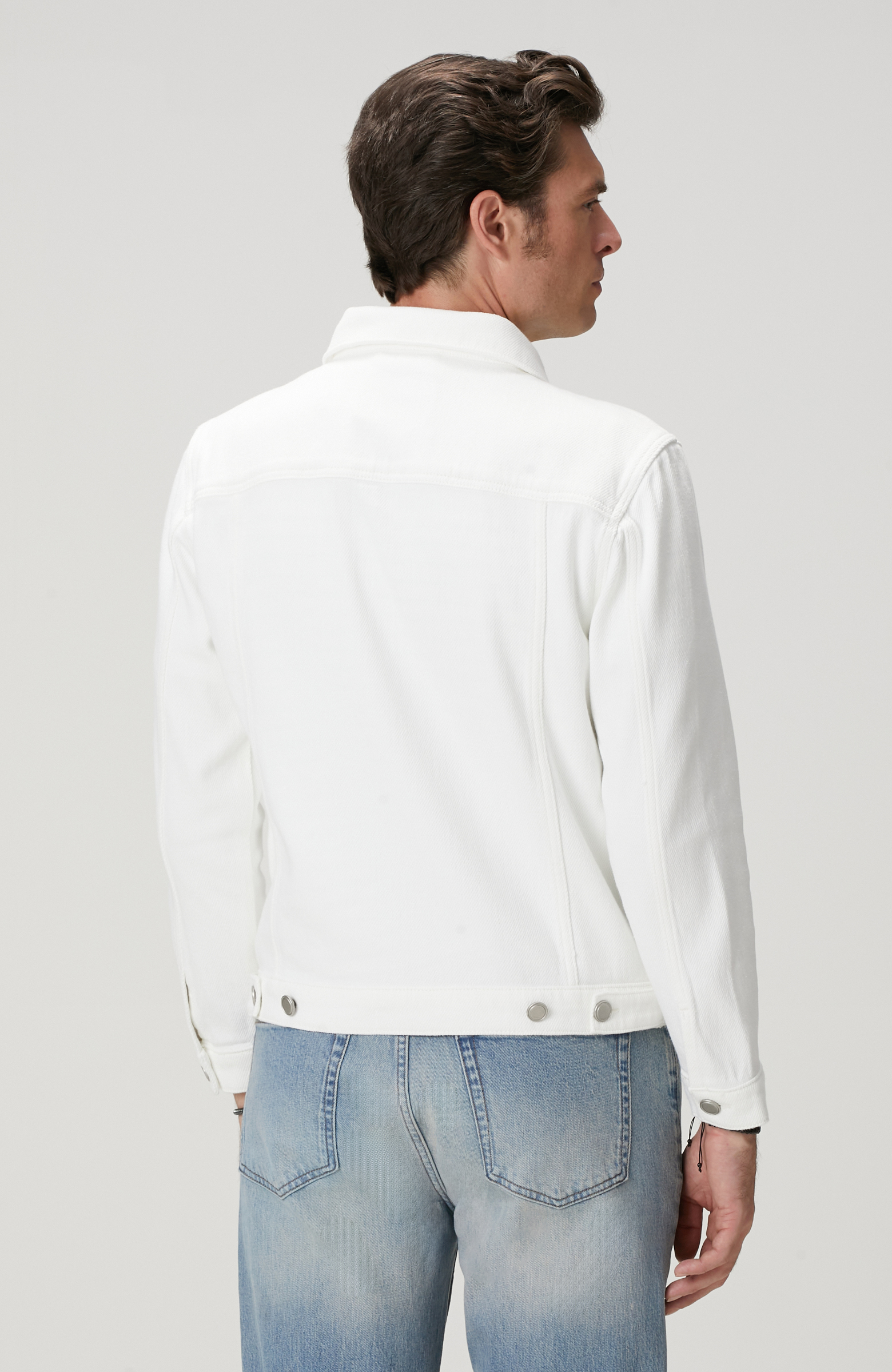 Kırık Beyaz Denim Mont