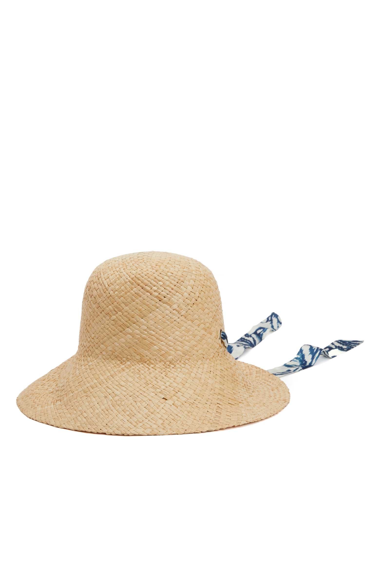 Krem Kadın Hasır Şapka