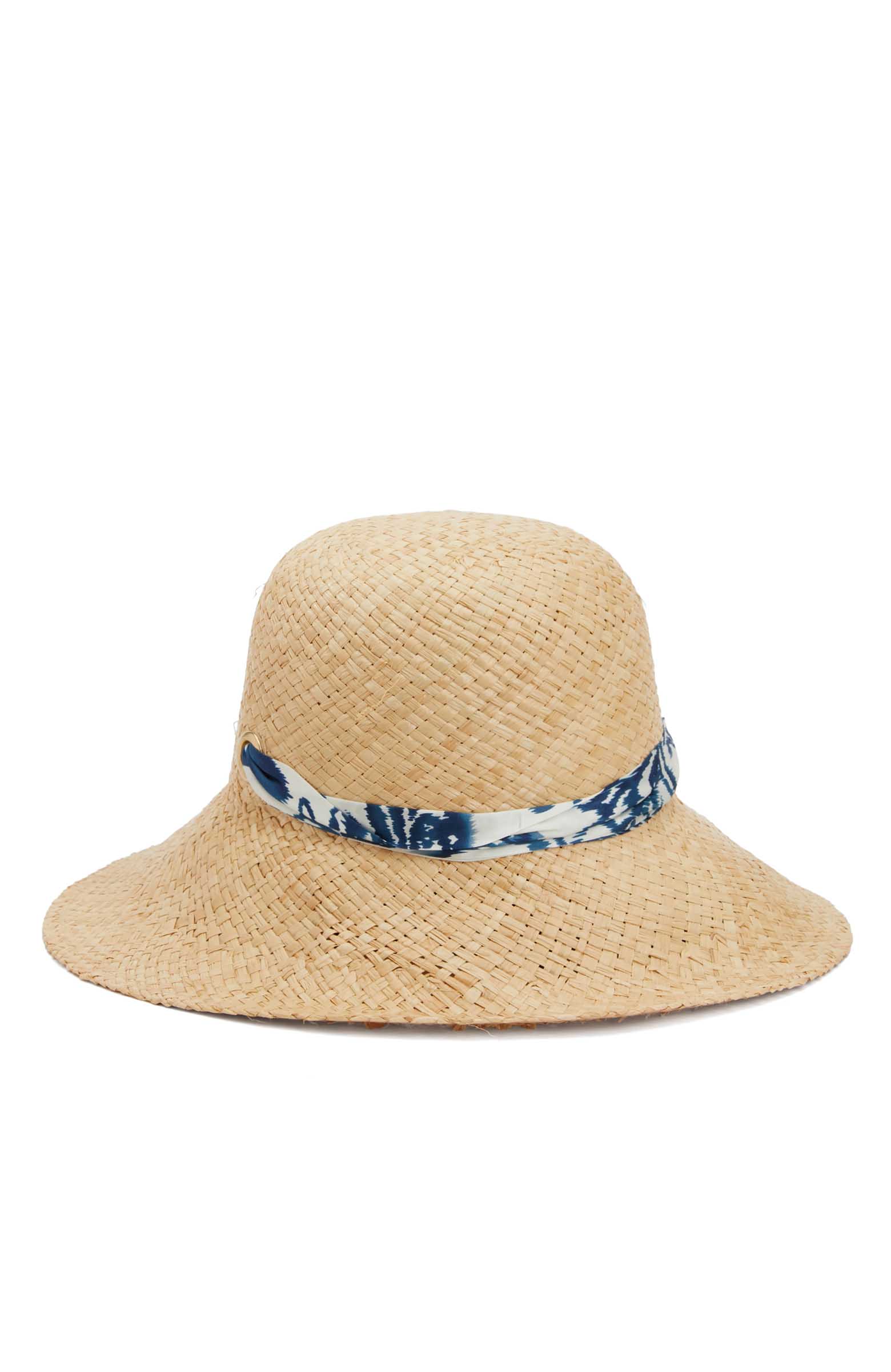 Krem Kadın Hasır Şapka