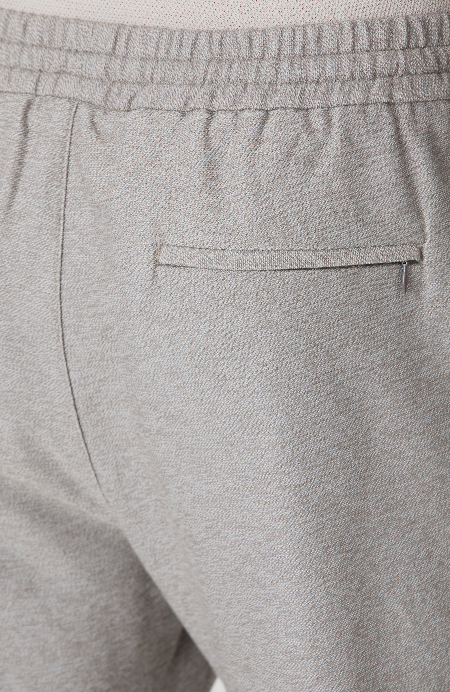 Bej Armürlü Örme Pantolon