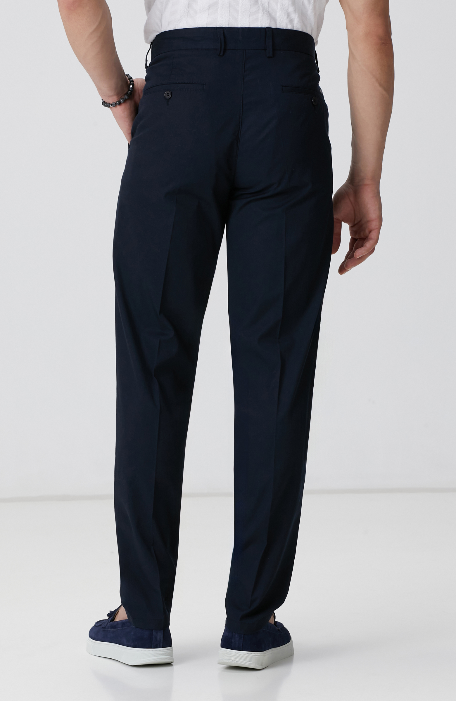 Lacivert Chino Pantolon