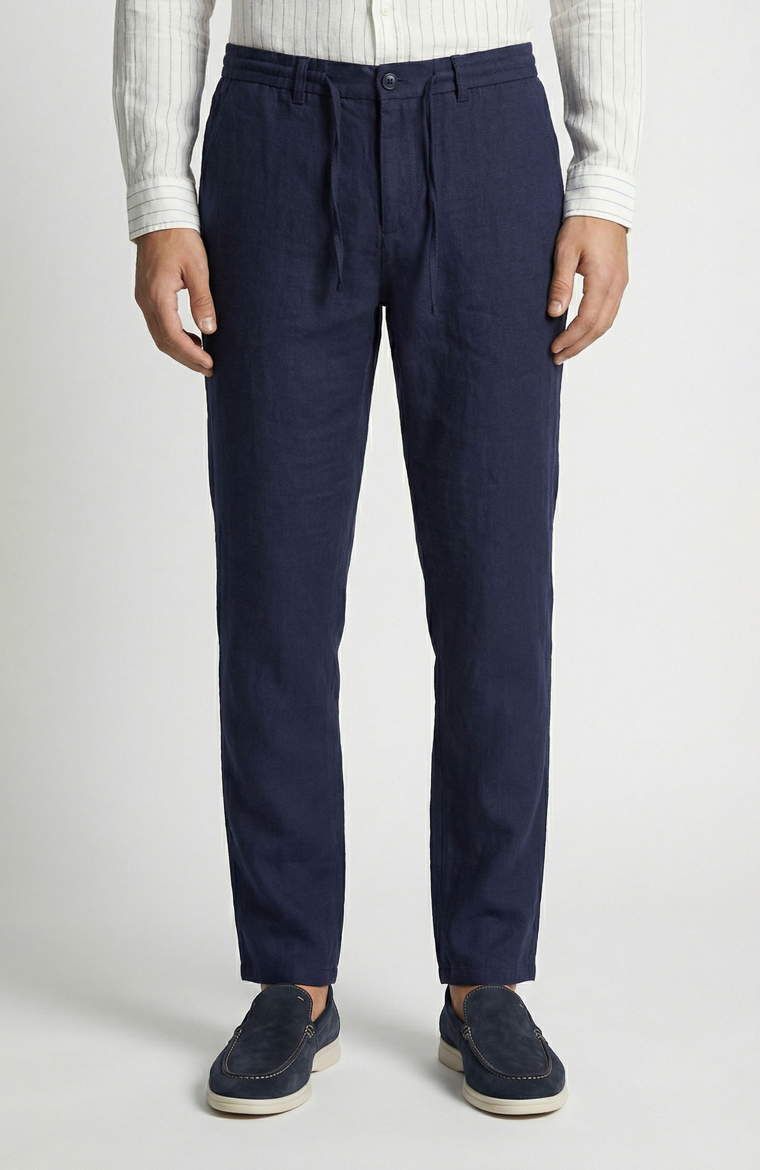 Lacivert Keten Jogger Pantolon