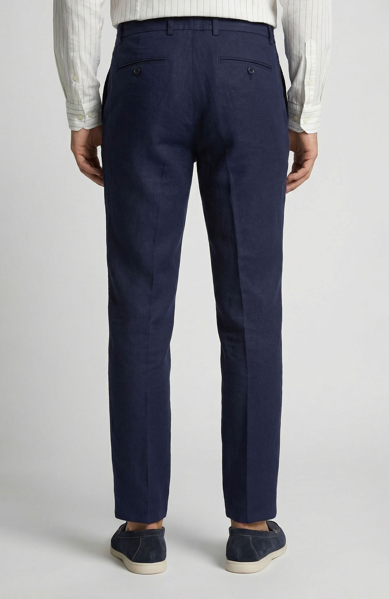 Lacivert Keten Jogger Pantolon