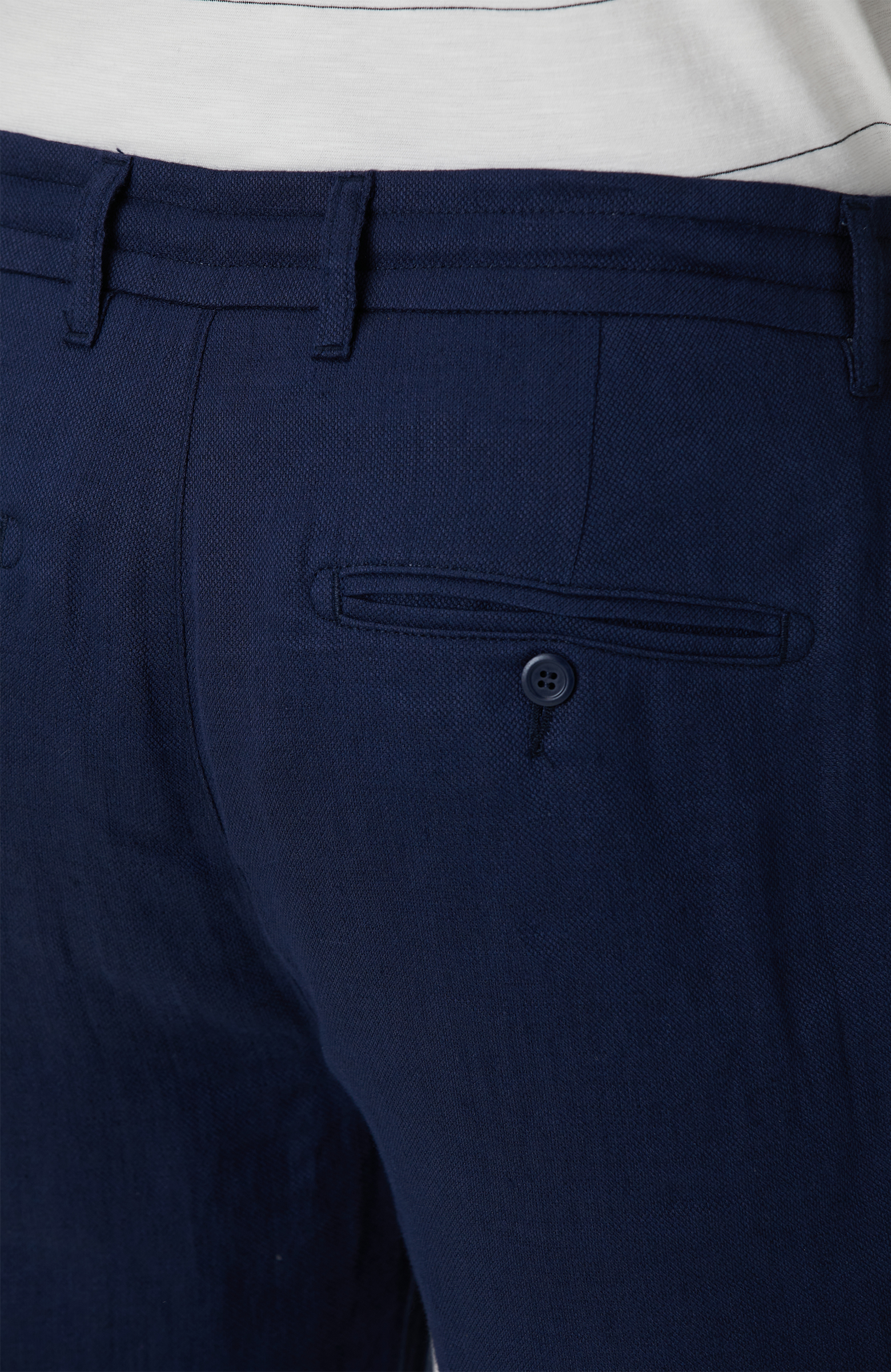 Lacivert Keten Pantolon