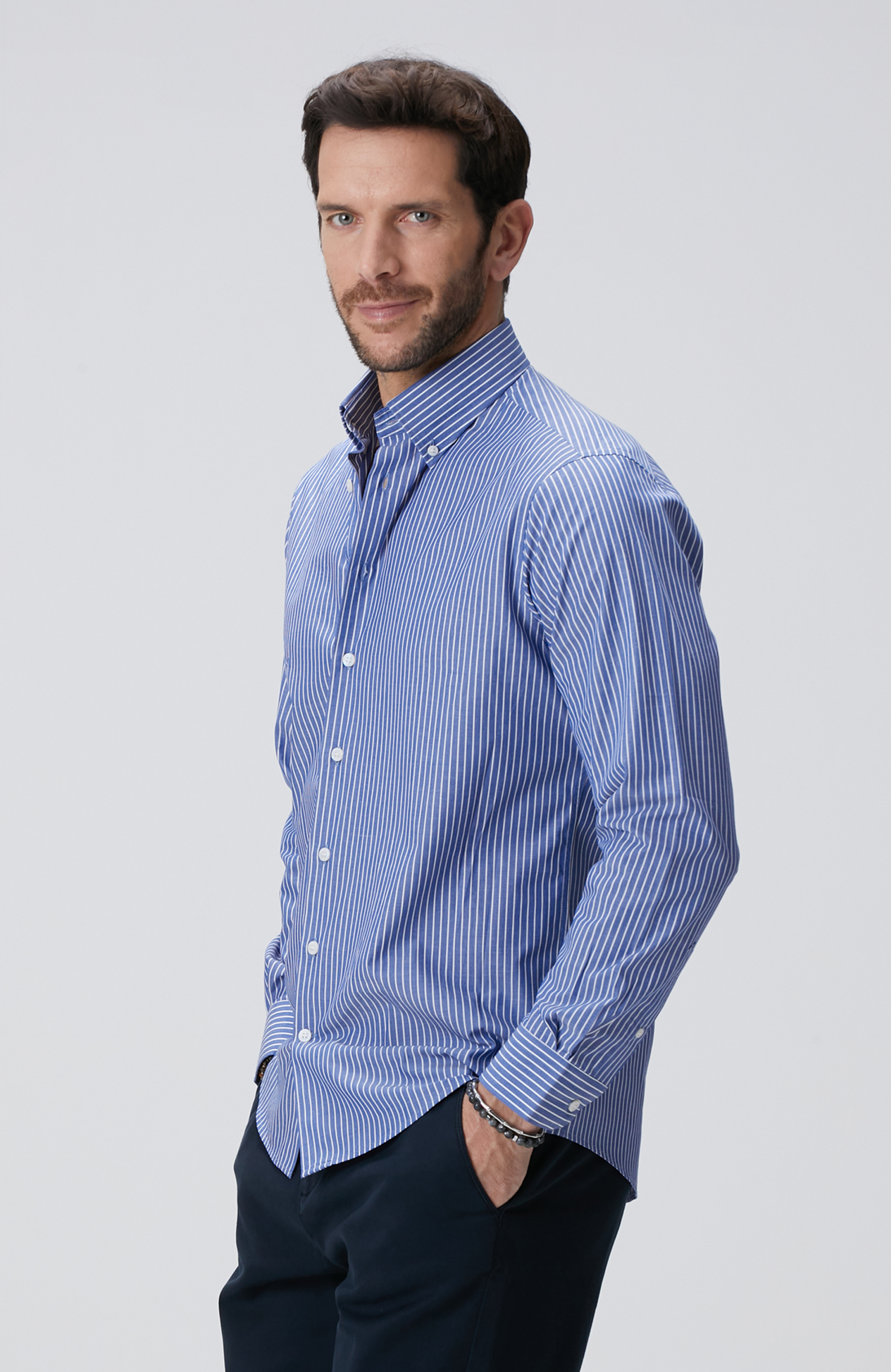 Mavi Çizgili Gömlek