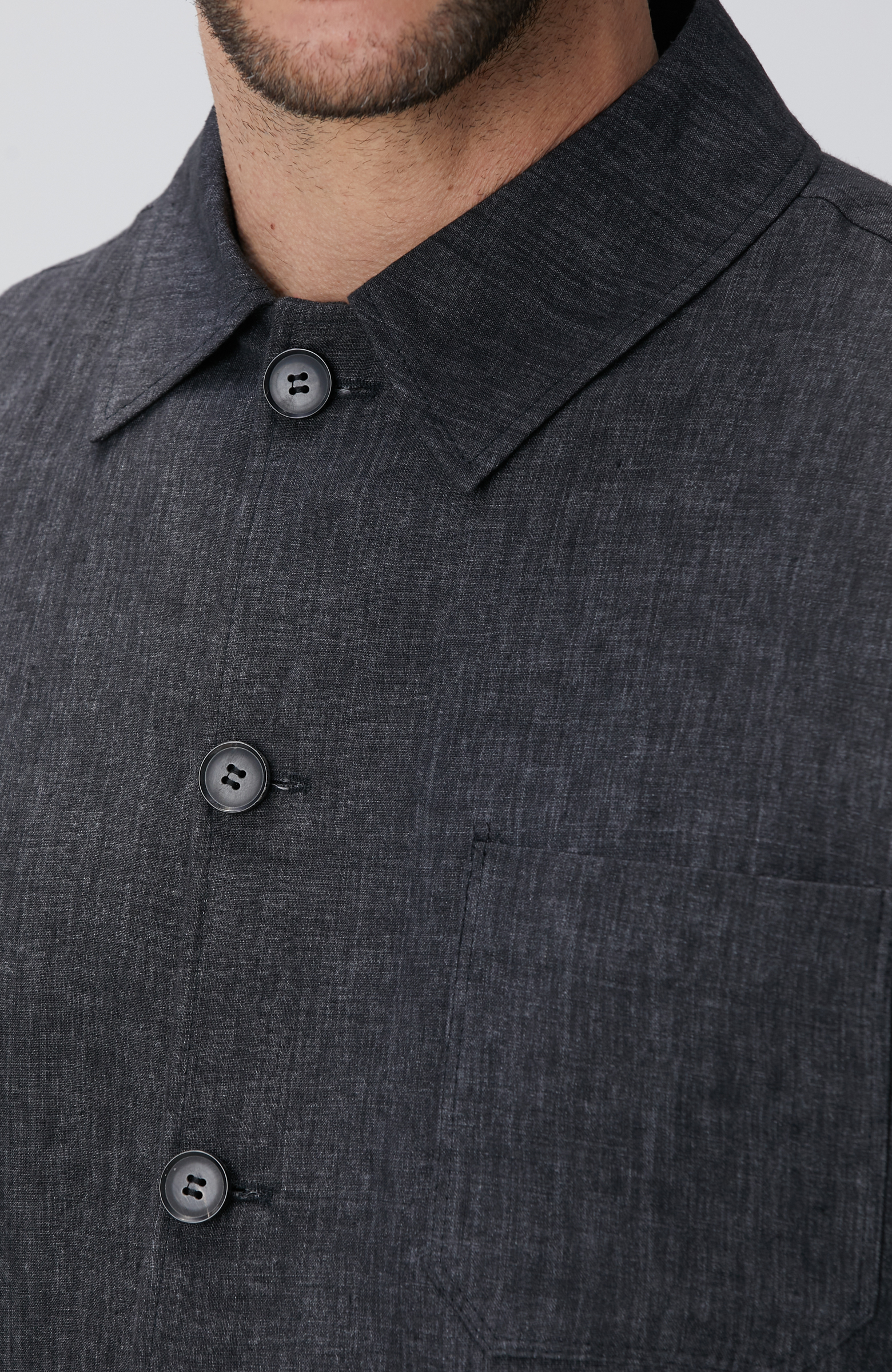 Antrasit Keten Ceket