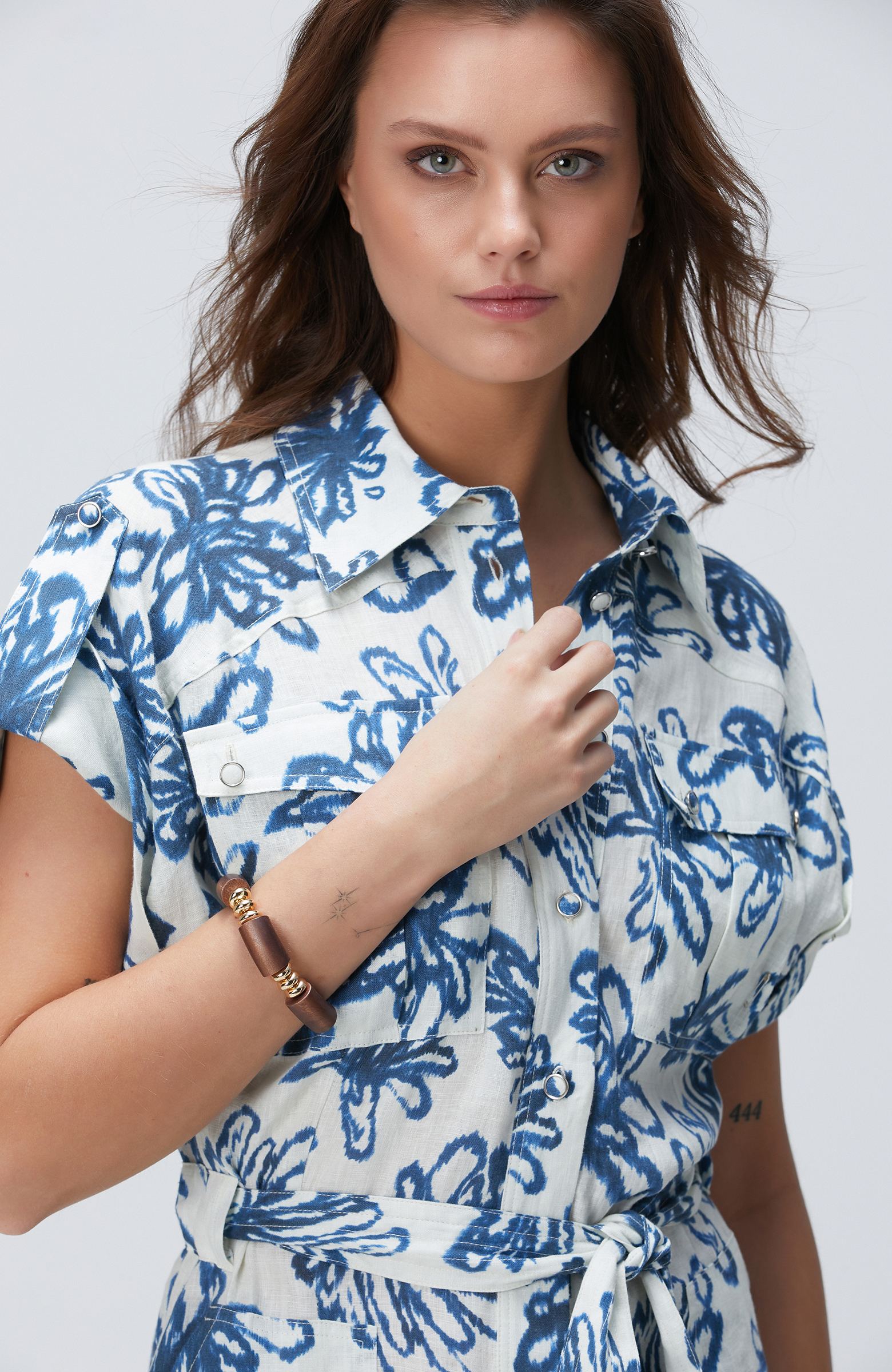 Kahverengi Kadın Ahşap Bileklik