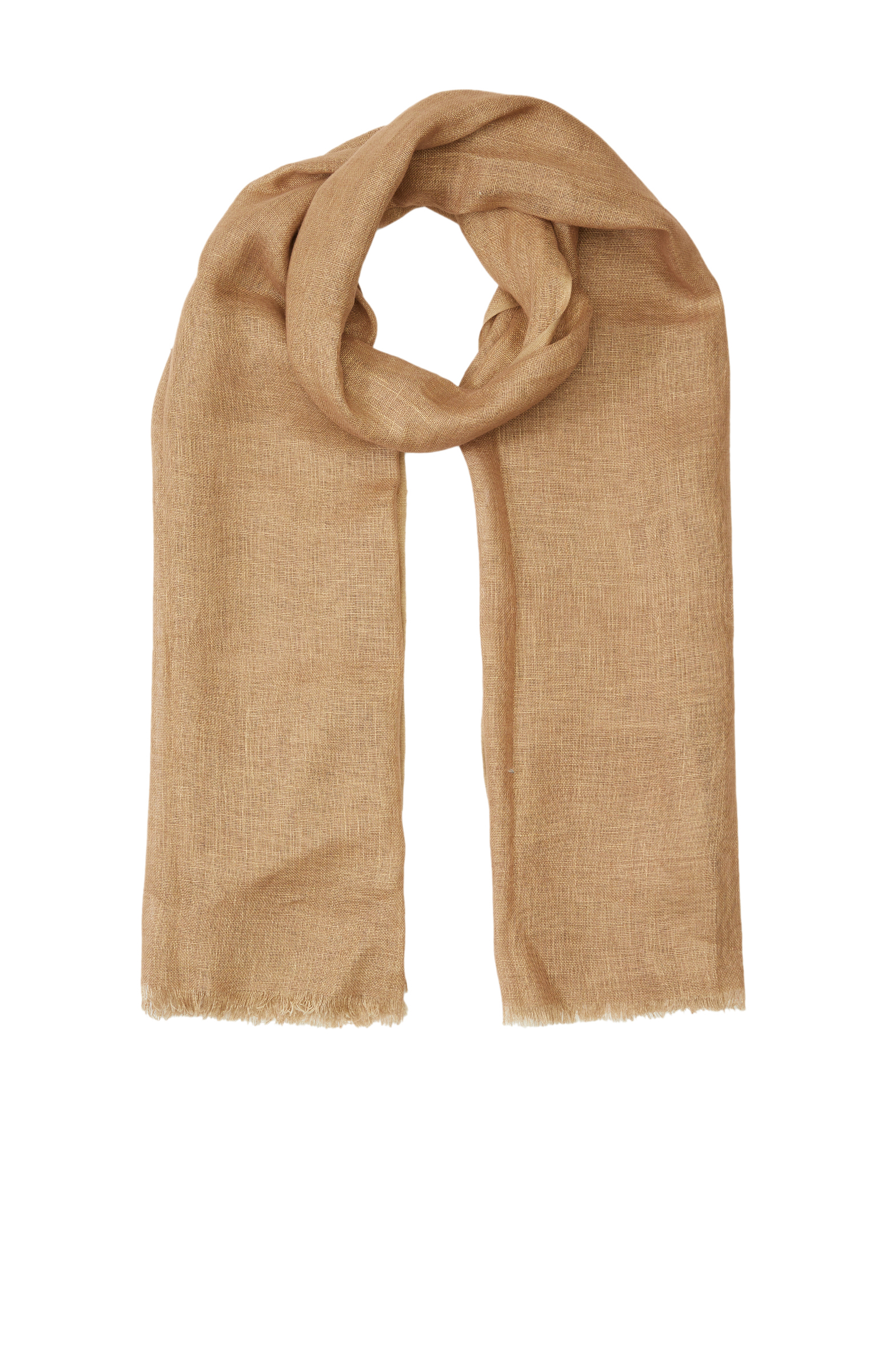 Vizon Unisex Keten Şal