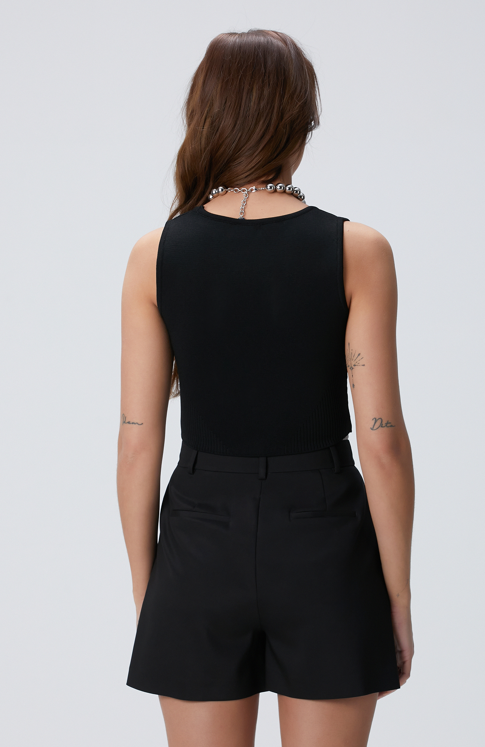 Siyah Triko Büstiyer