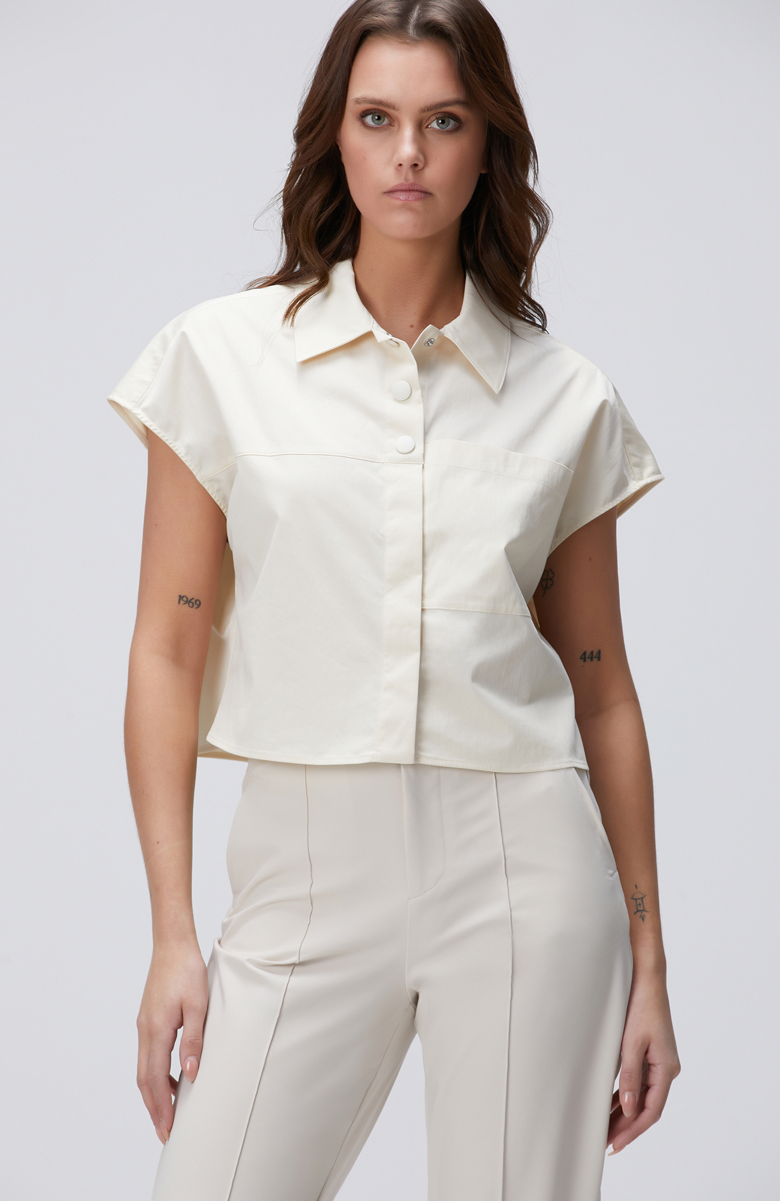 Kırık Beyaz N-Tech Gömlek