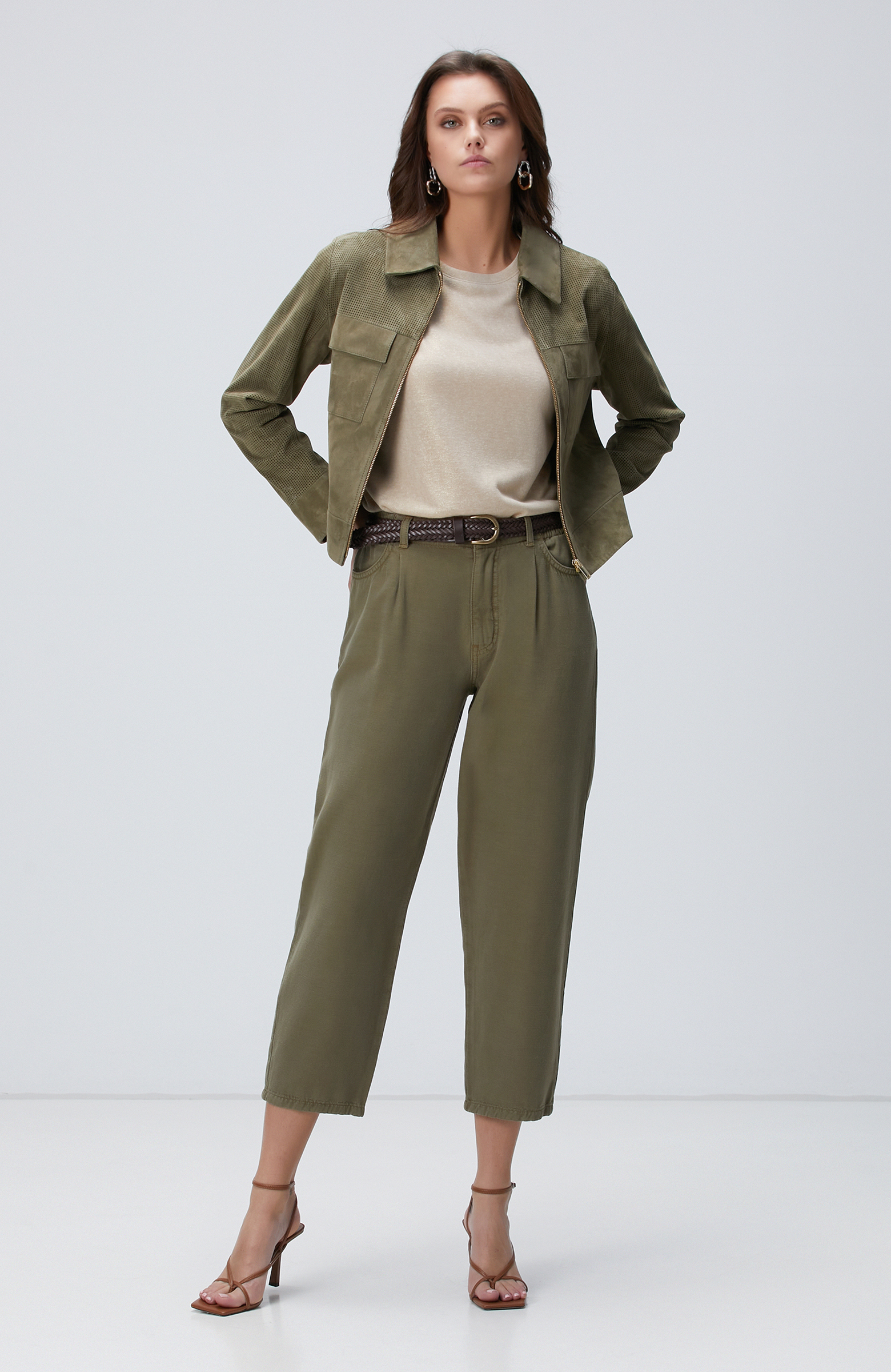 Haki Casual Pantolon