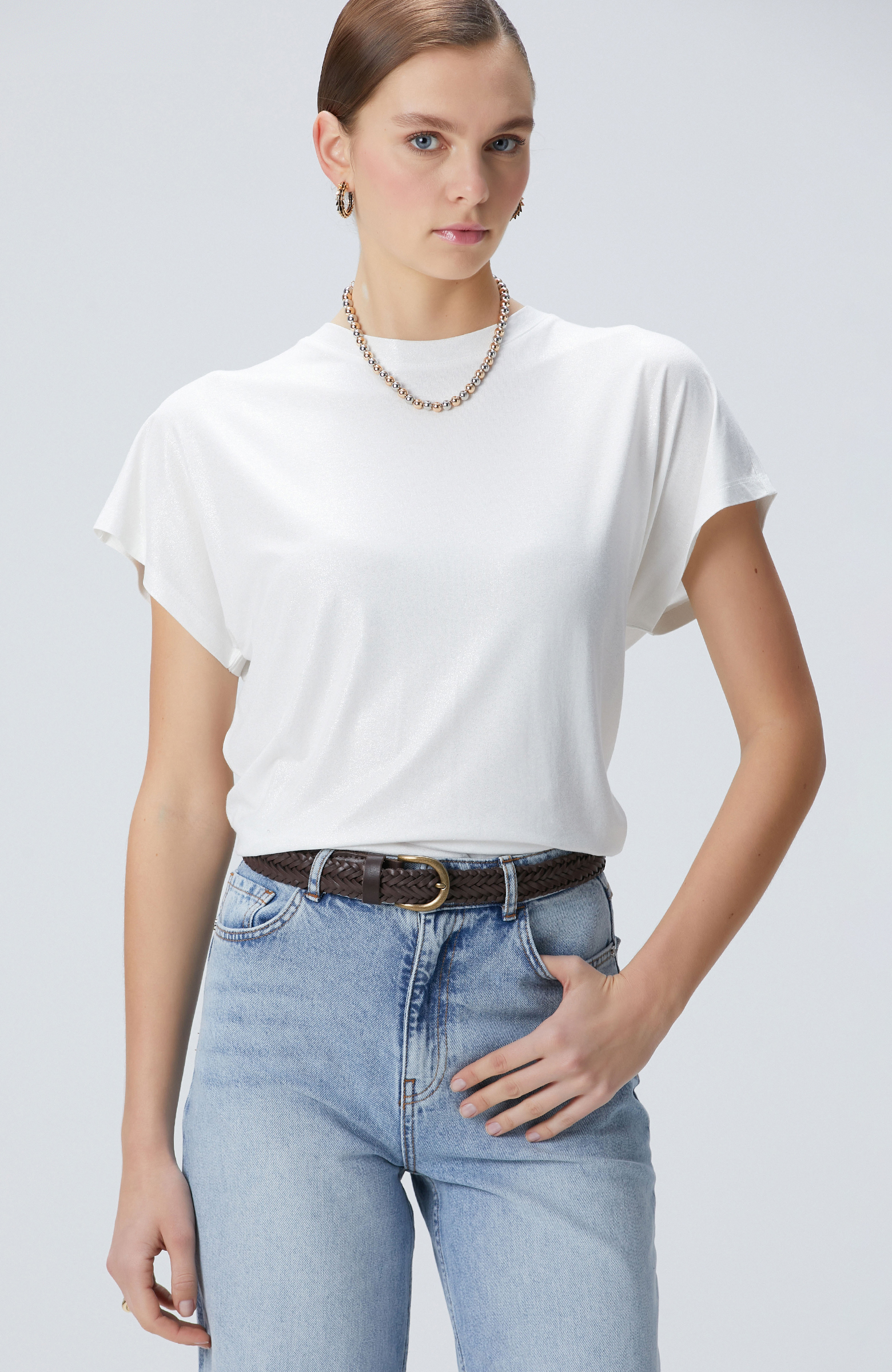 Kırık Beyaz T-shirt