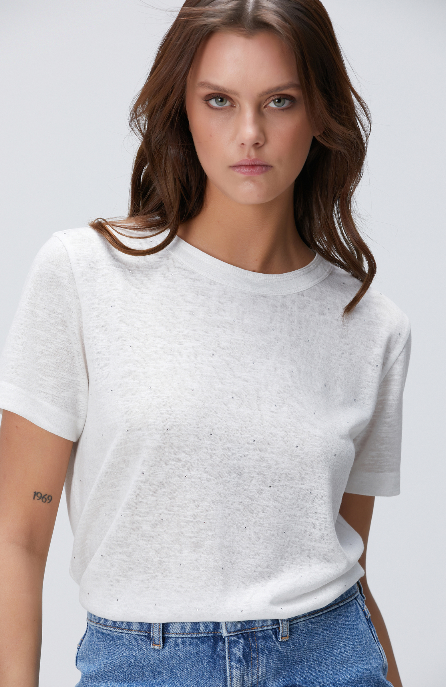 Kırık Beyaz T-shirt