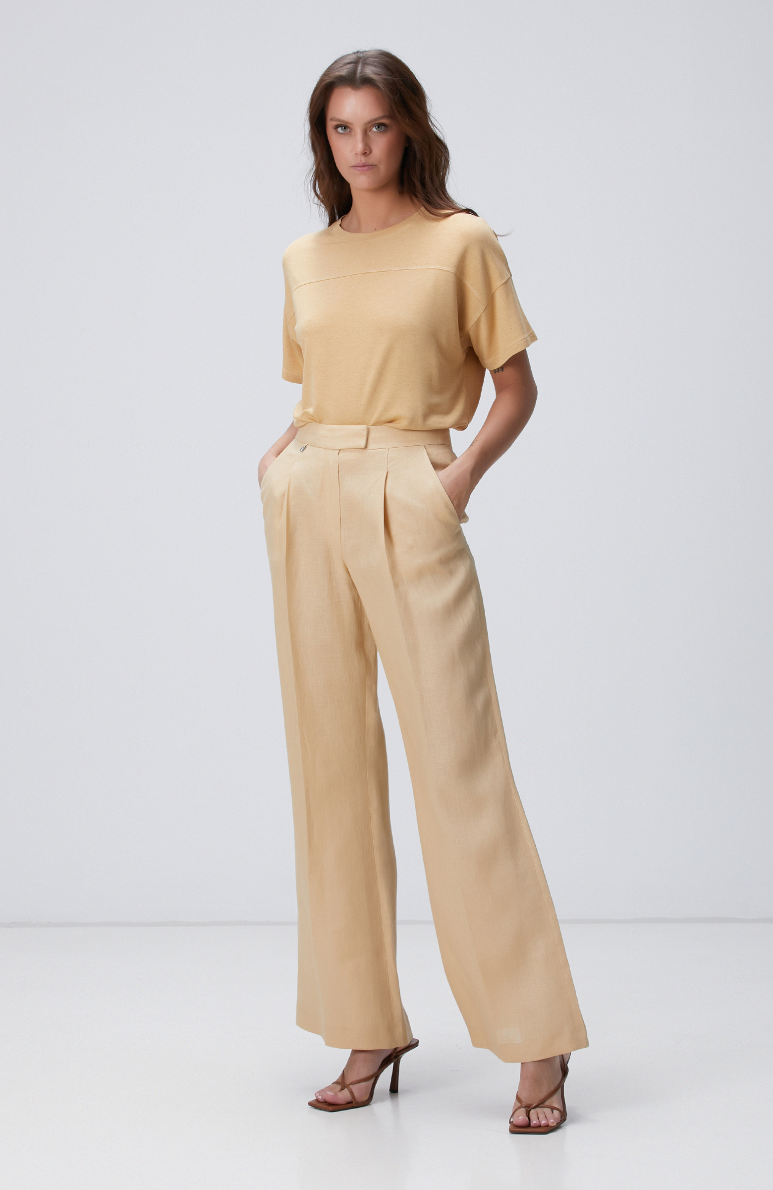 Limited Hardal Kaşmir Karışımlı T-shirt