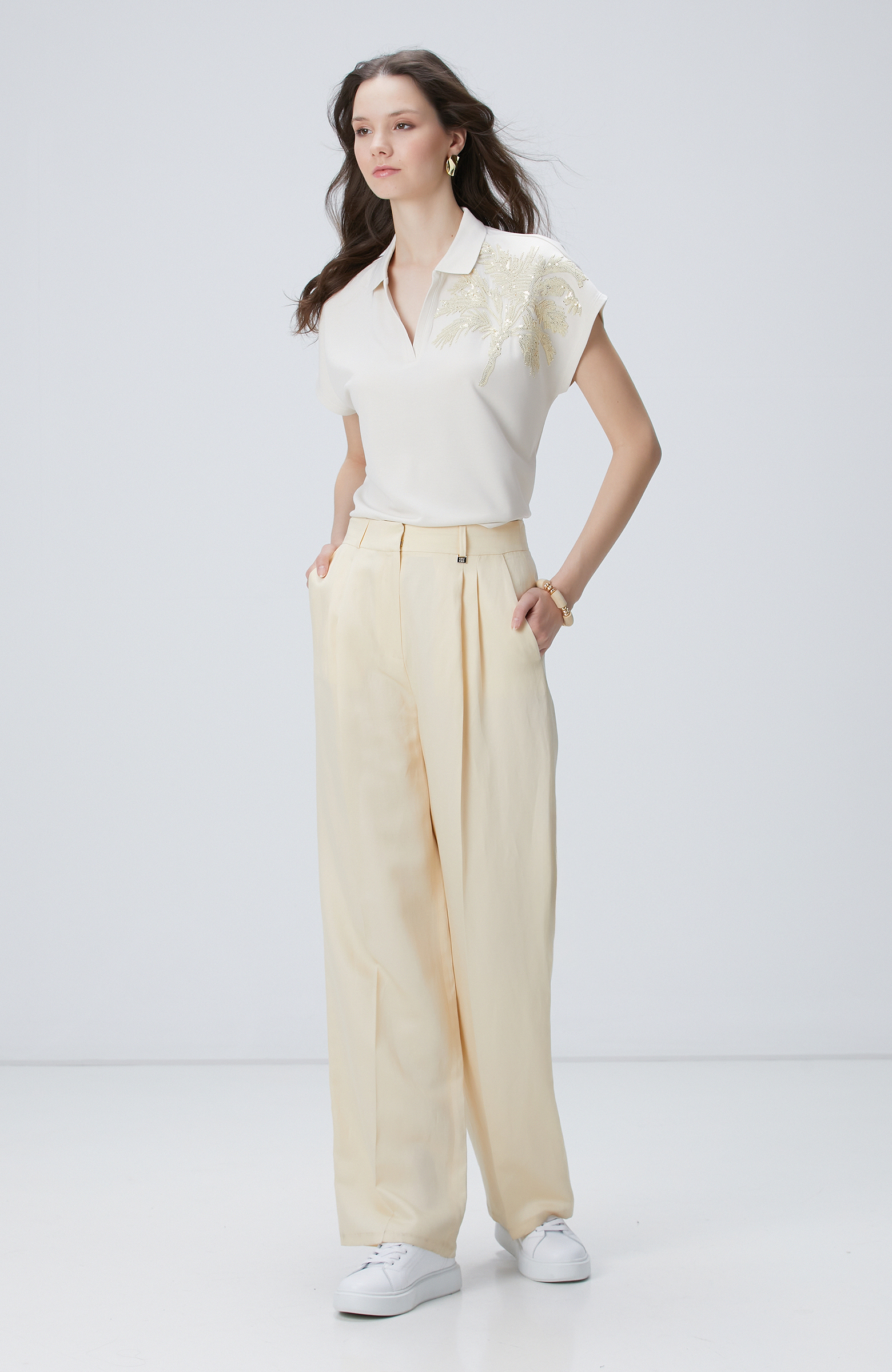 Limited Modal Karışımlı Bej T-shirt