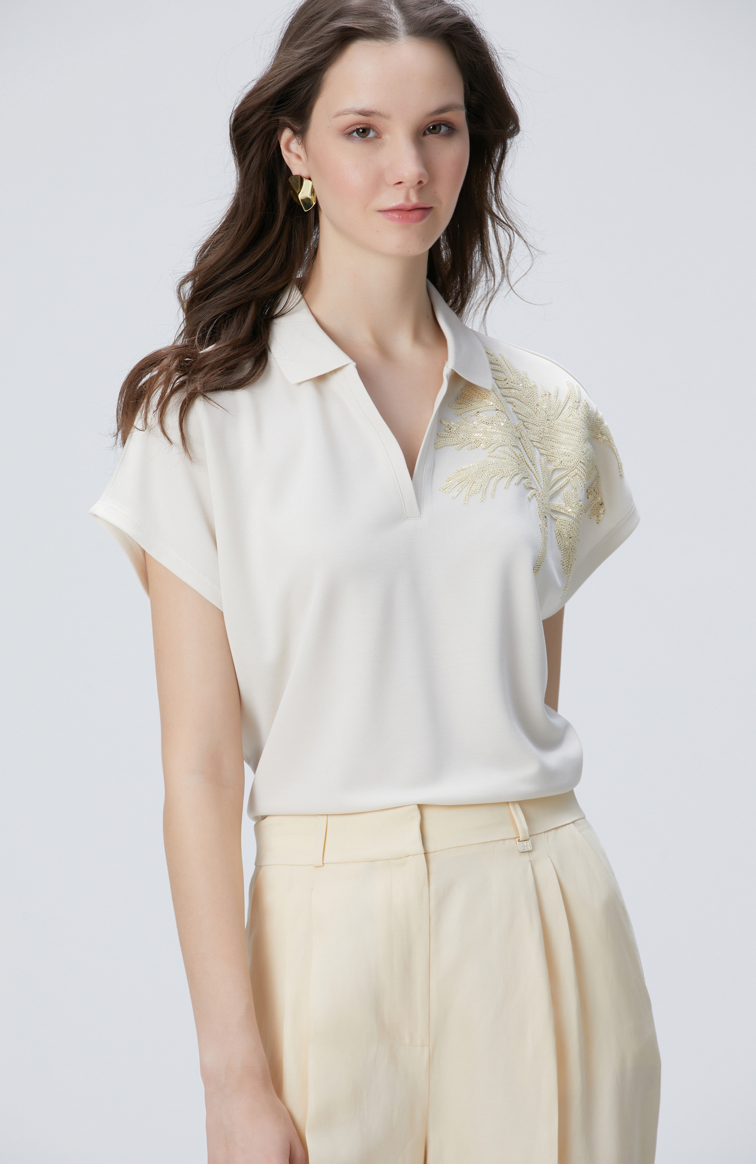 Limited Modal Karışımlı Bej T-shirt