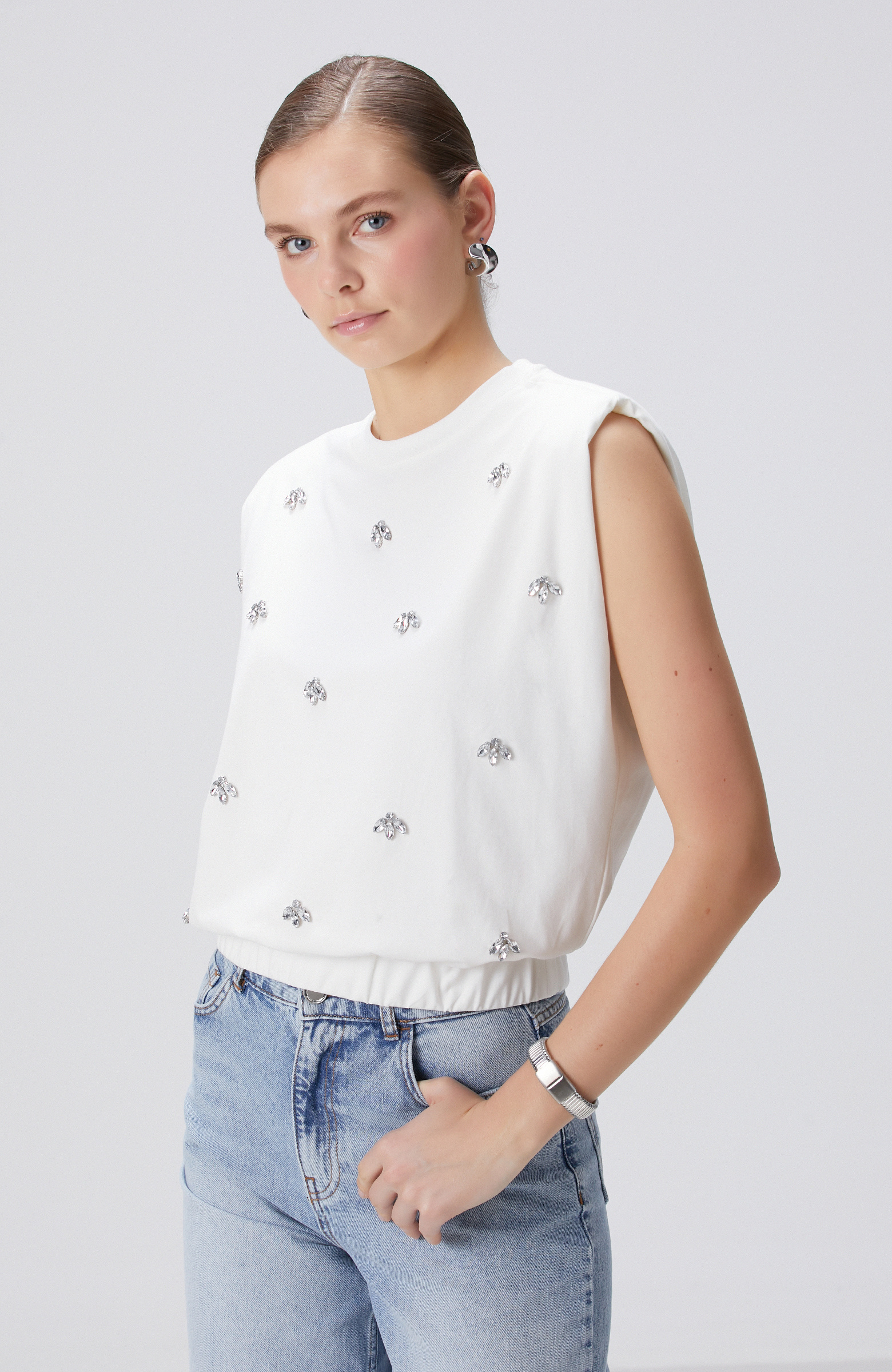 Kırık Beyaz T-shirt