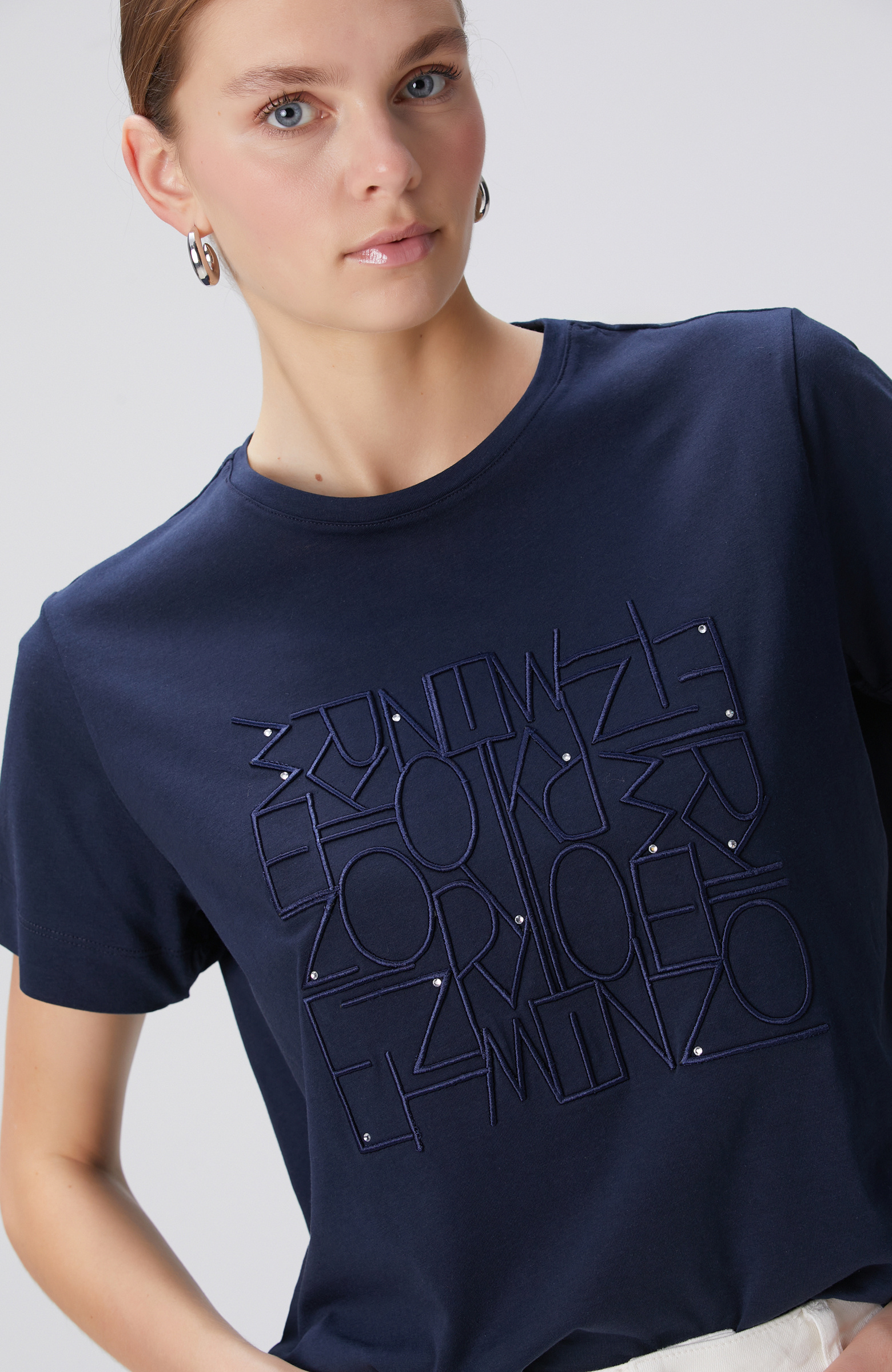 Lacivert T-shirt