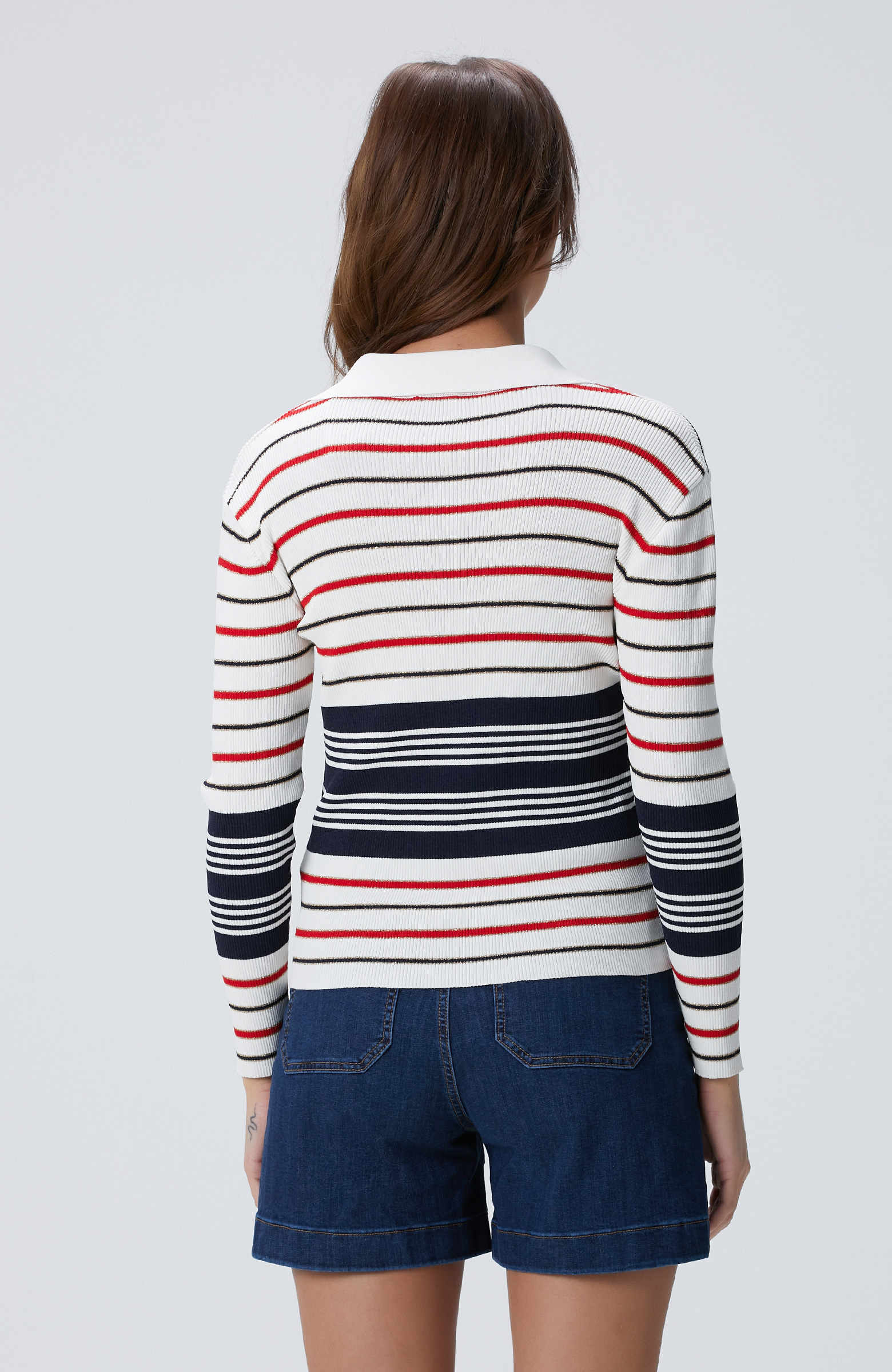 Lacivert Beyaz Kazak