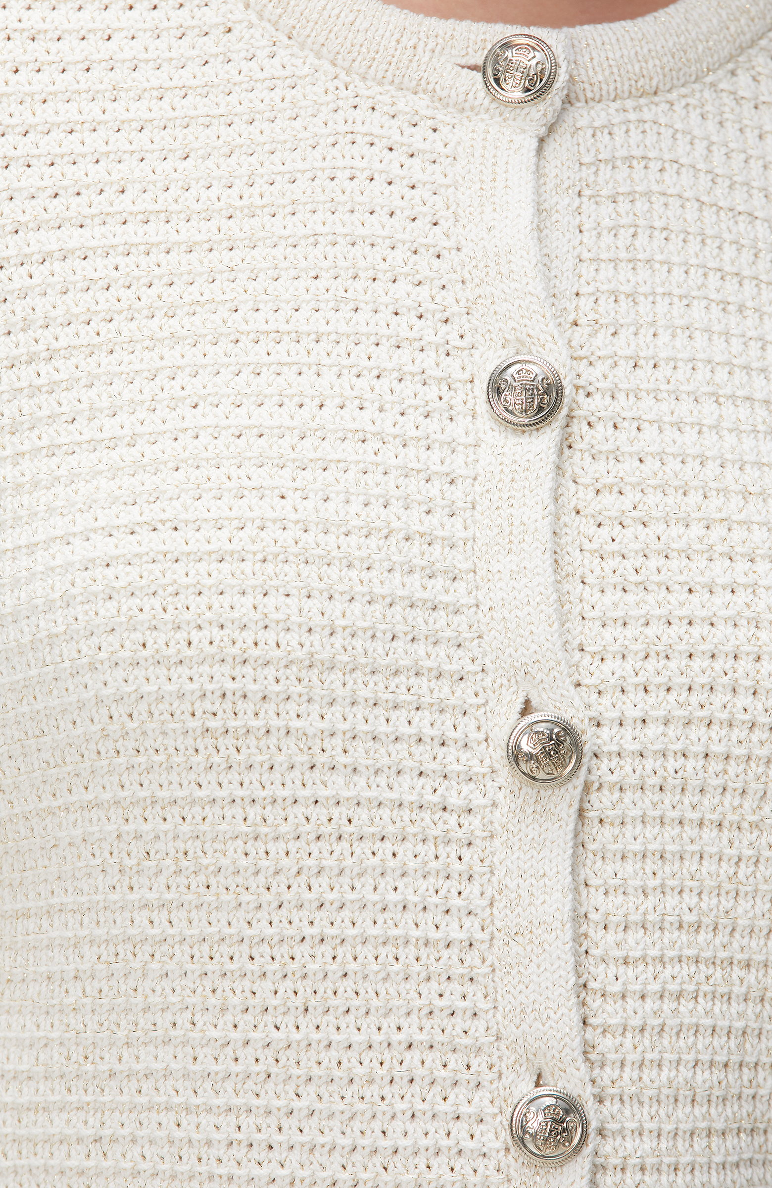 Kırık Beyaz Triko Ceket