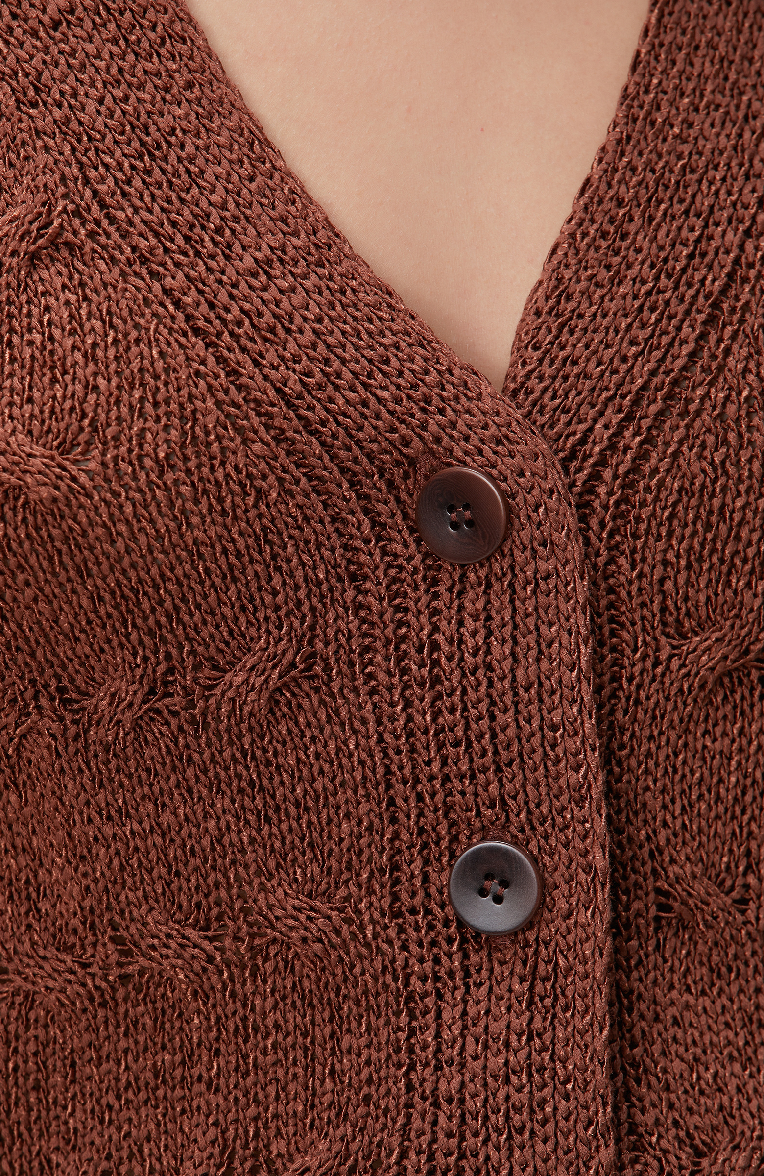 Tarçın Triko Yelek