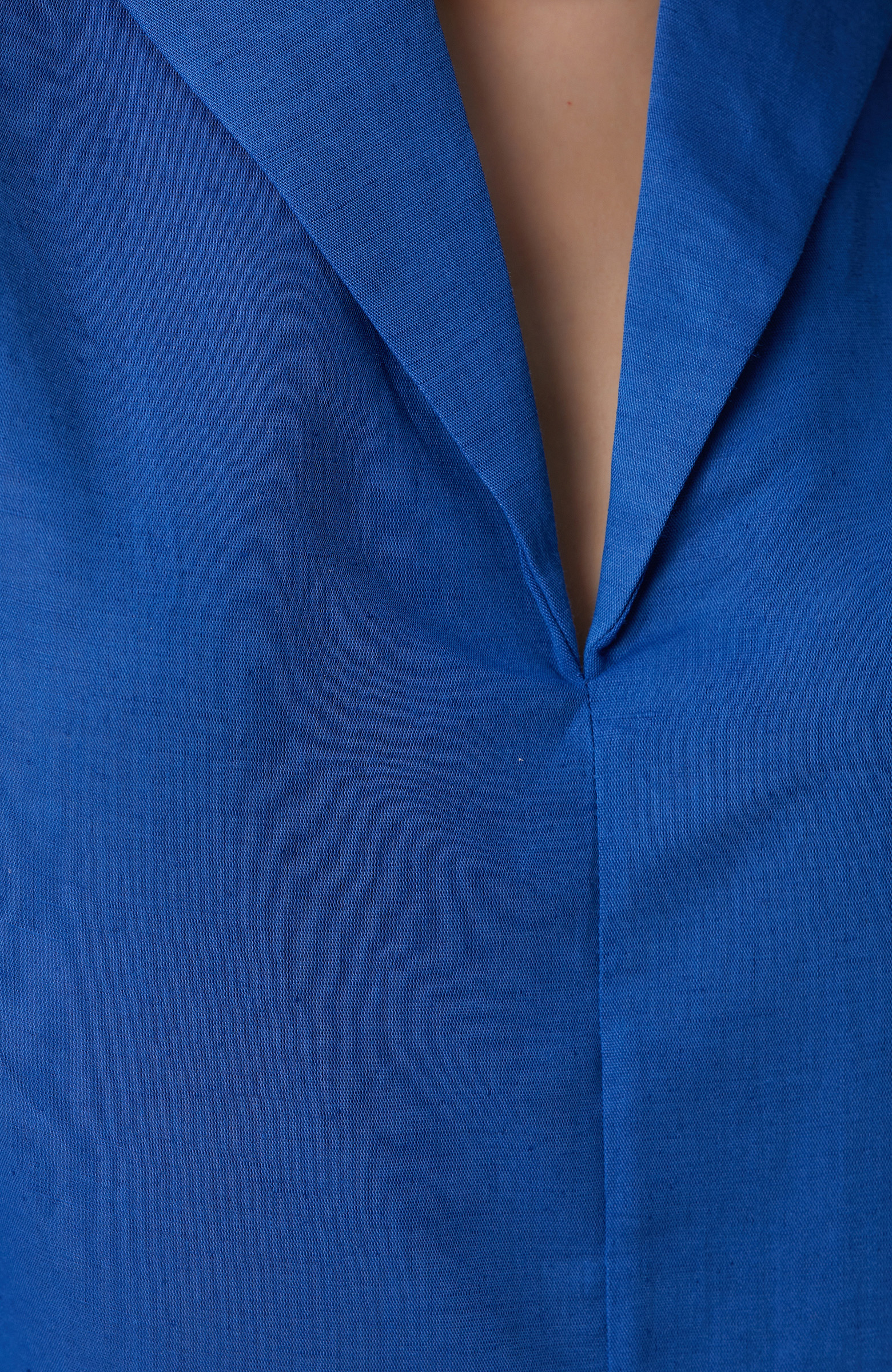 Saks Keten Karışımlı Bluz