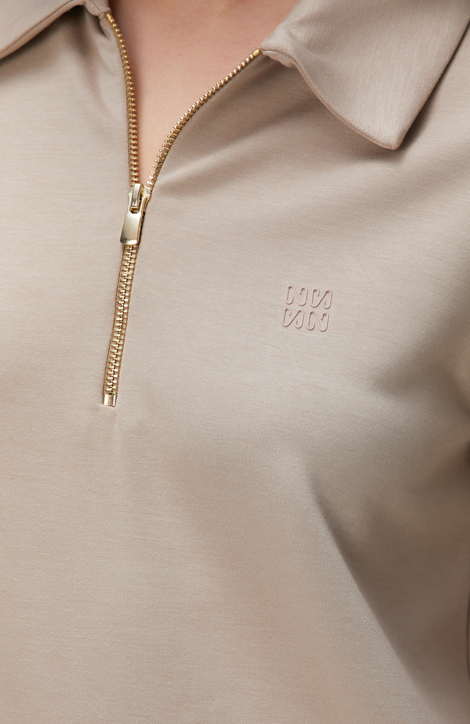 Vizon Polo Yaka Elbise