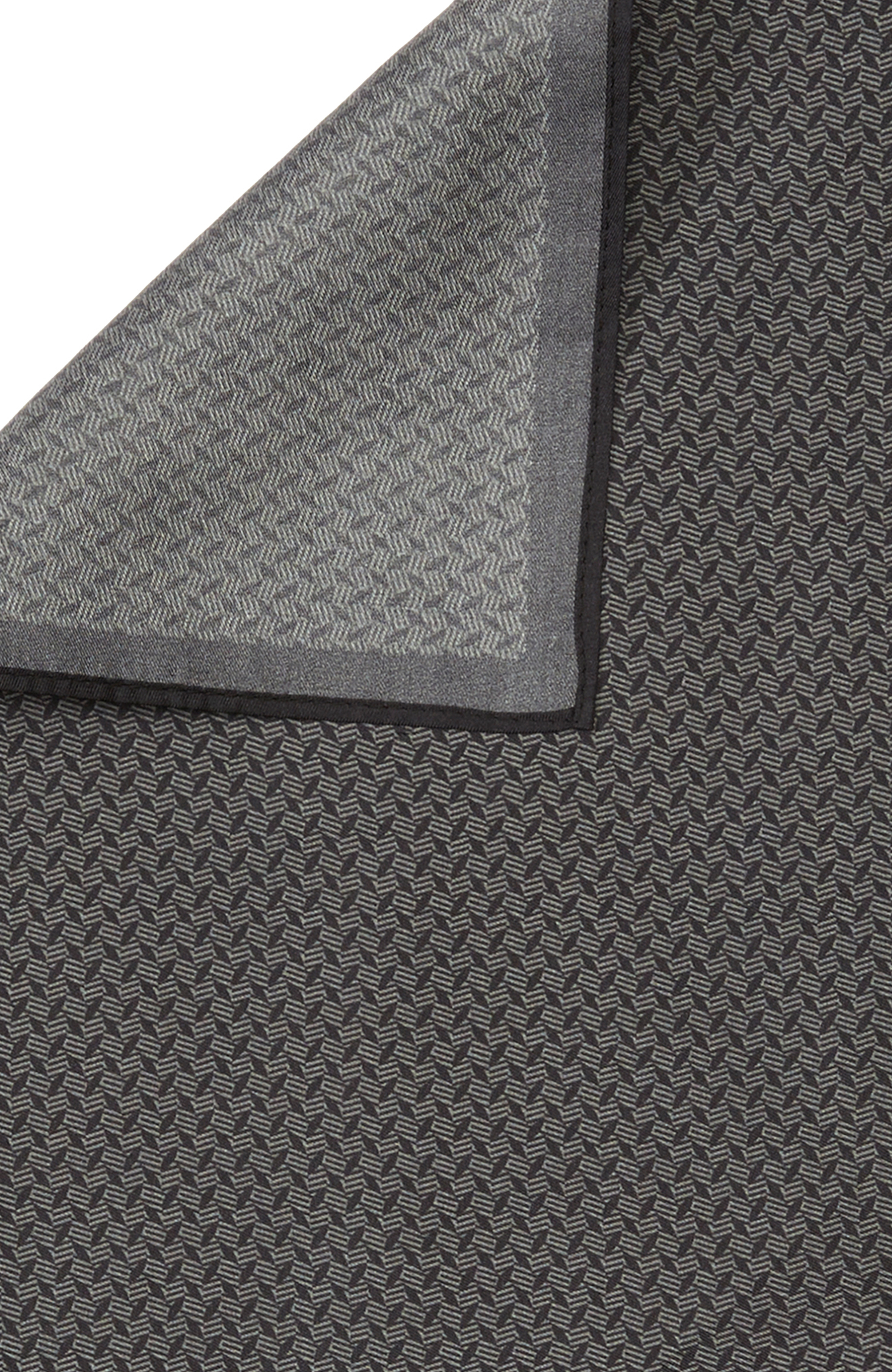 Antrasit İpek Poşet Mendil