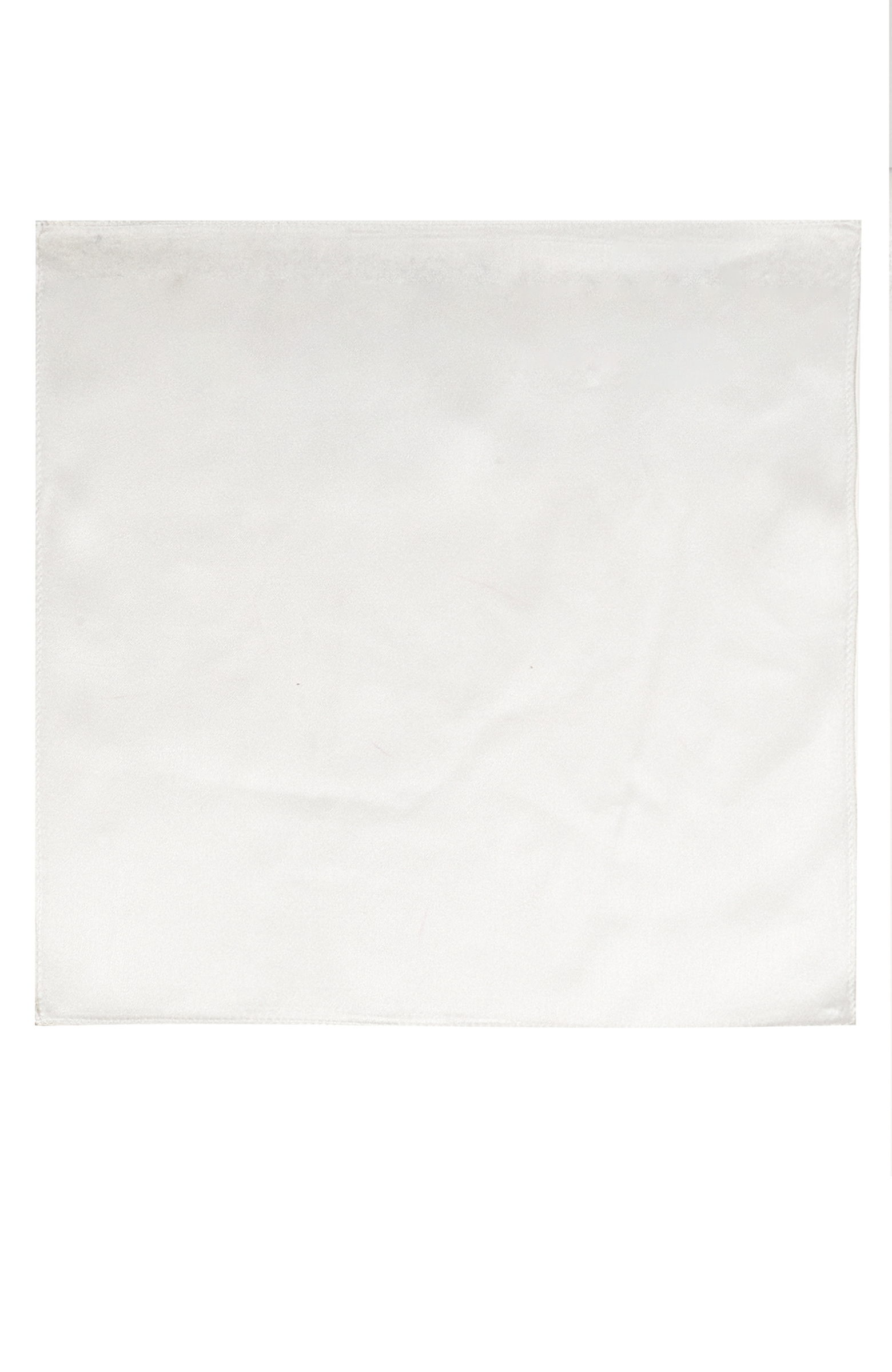 Beyaz İpek Poşet Mendil