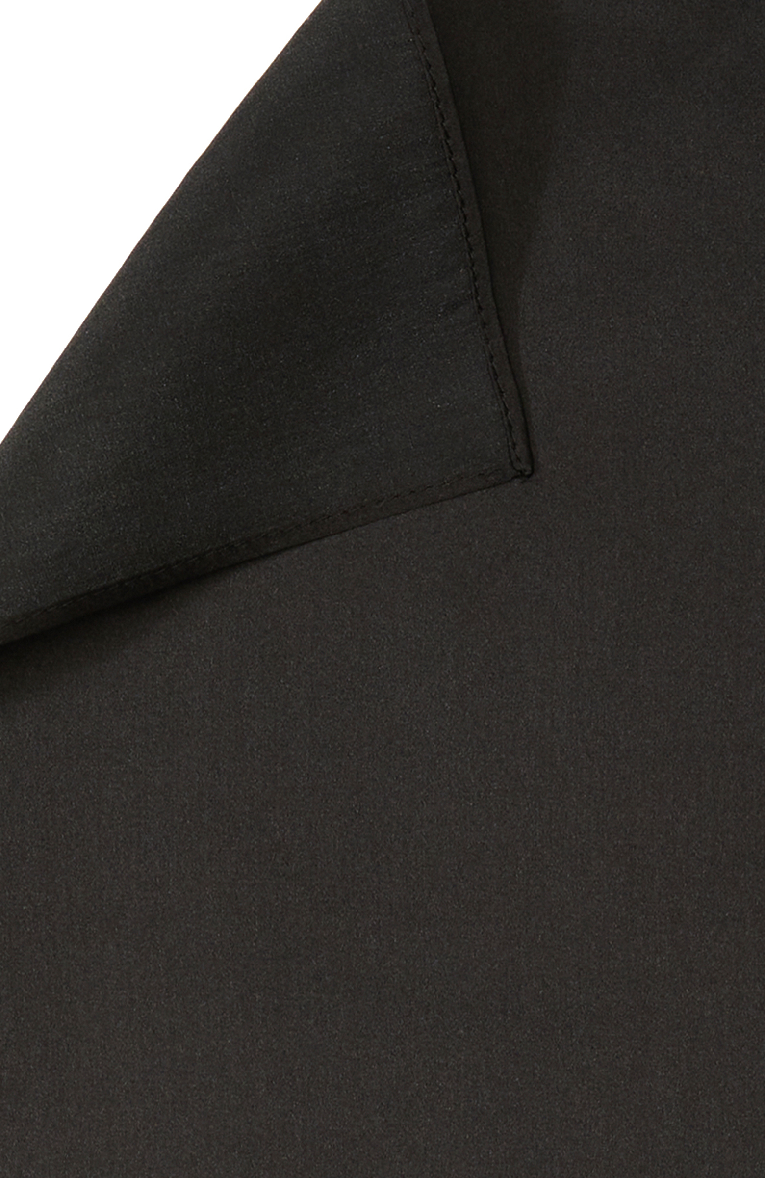 Siyah İpek Poşet Mendil