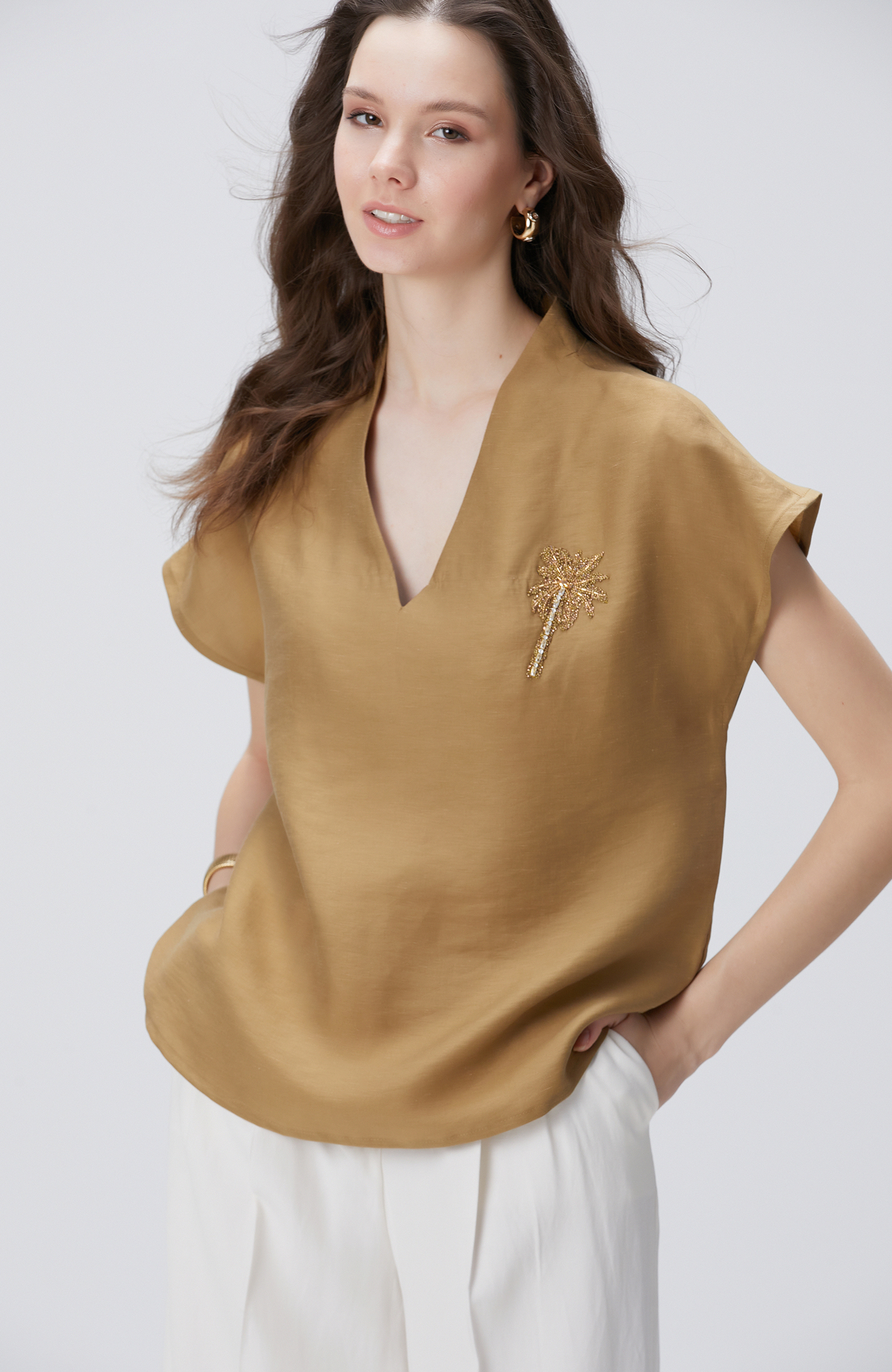 Limited  Yağ Yeşili  Bluz