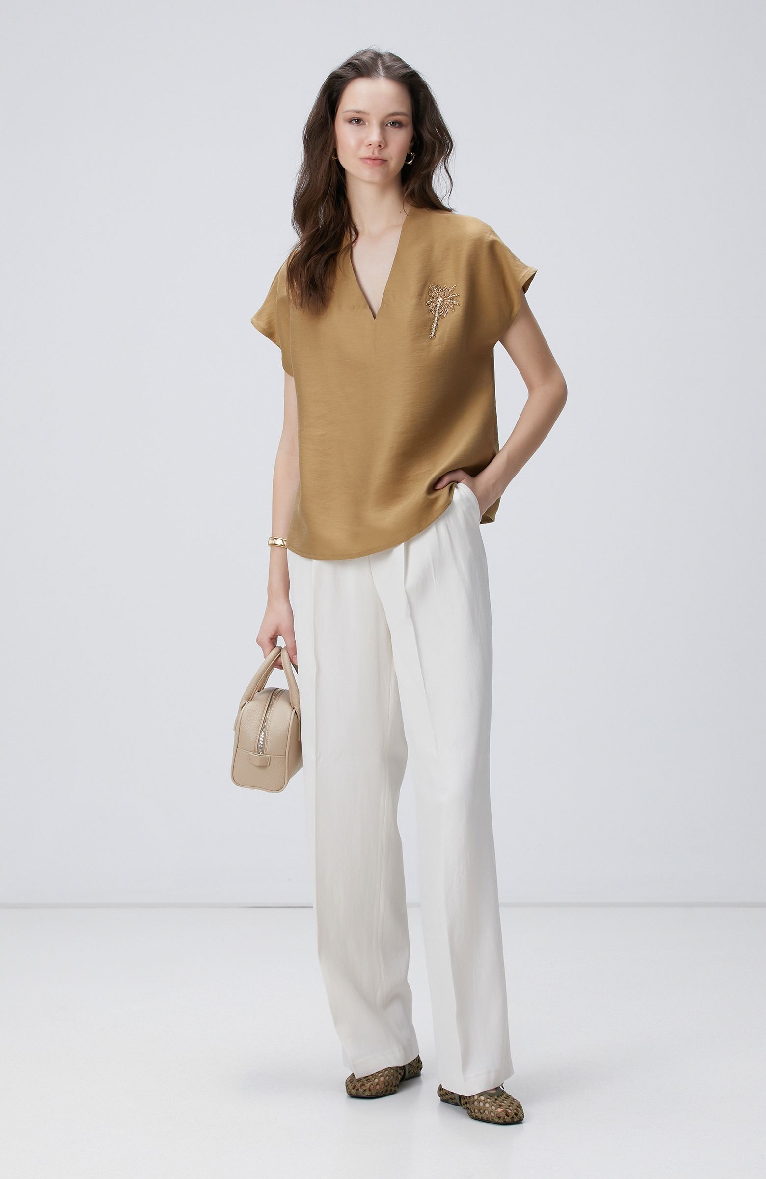 Limited  Yağ Yeşili  Bluz