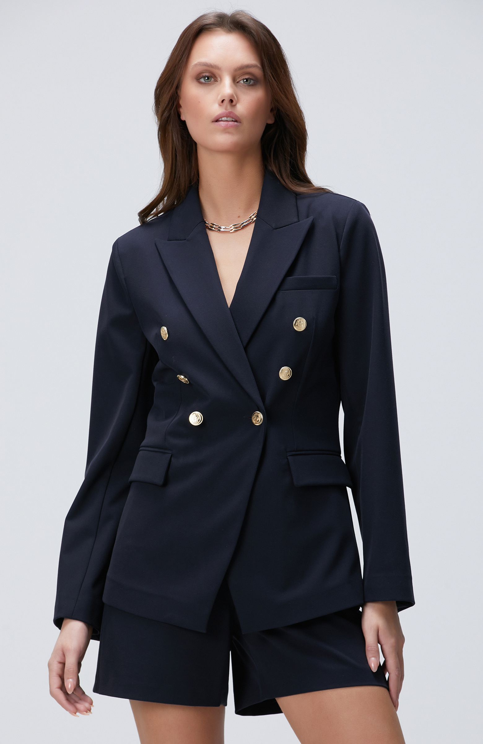 Lacivert Blazer Ceket