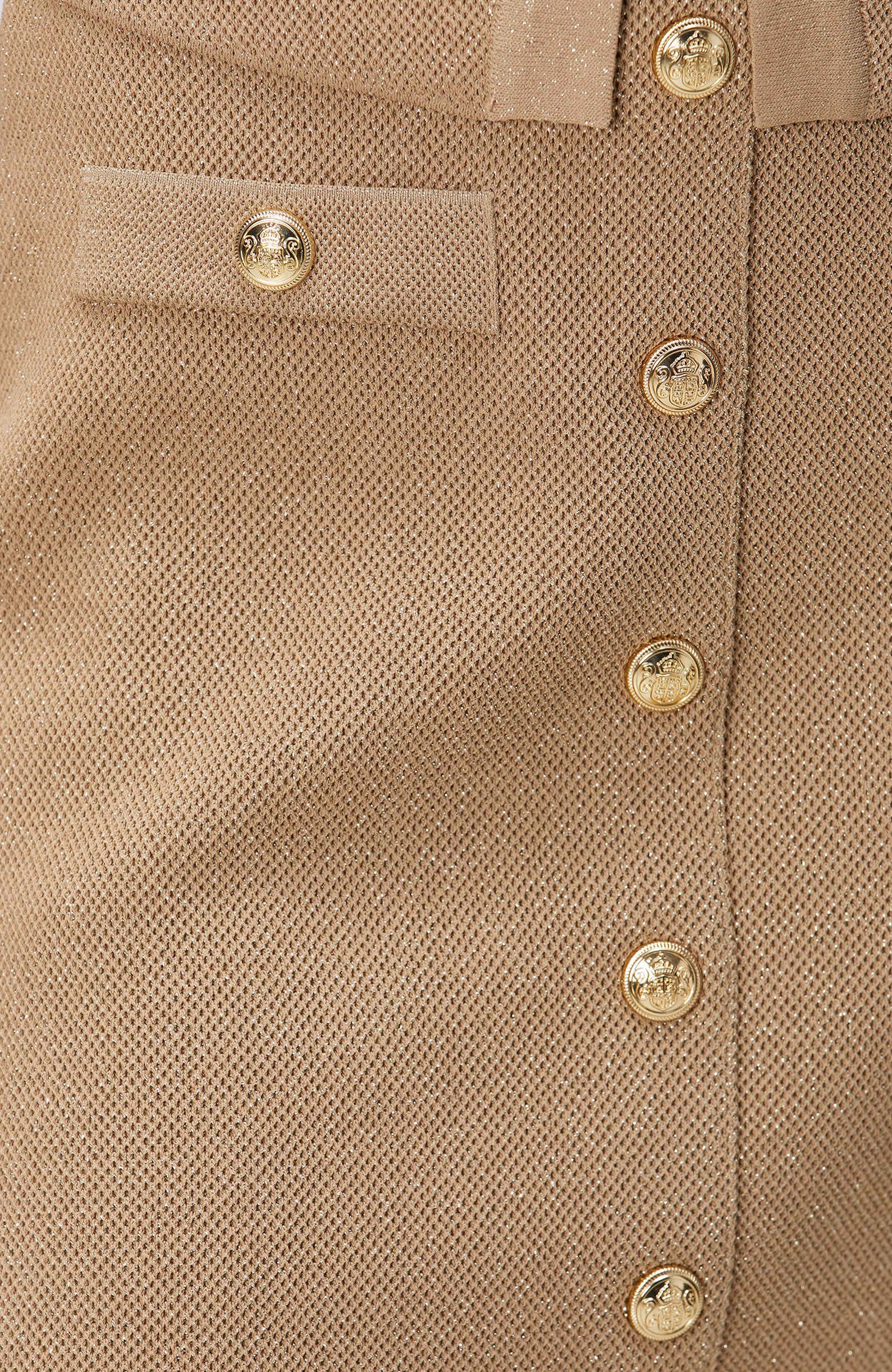 Limited Bej Mini Etek