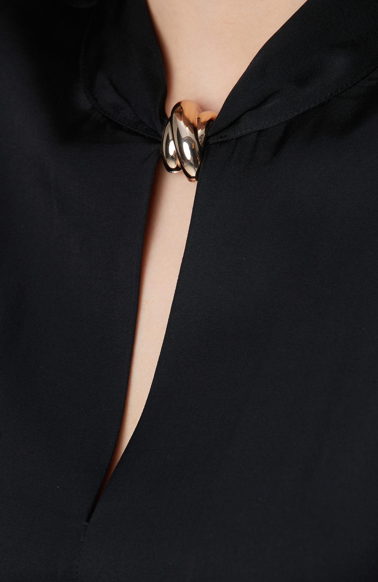 Siyah Midi Boy Elbise