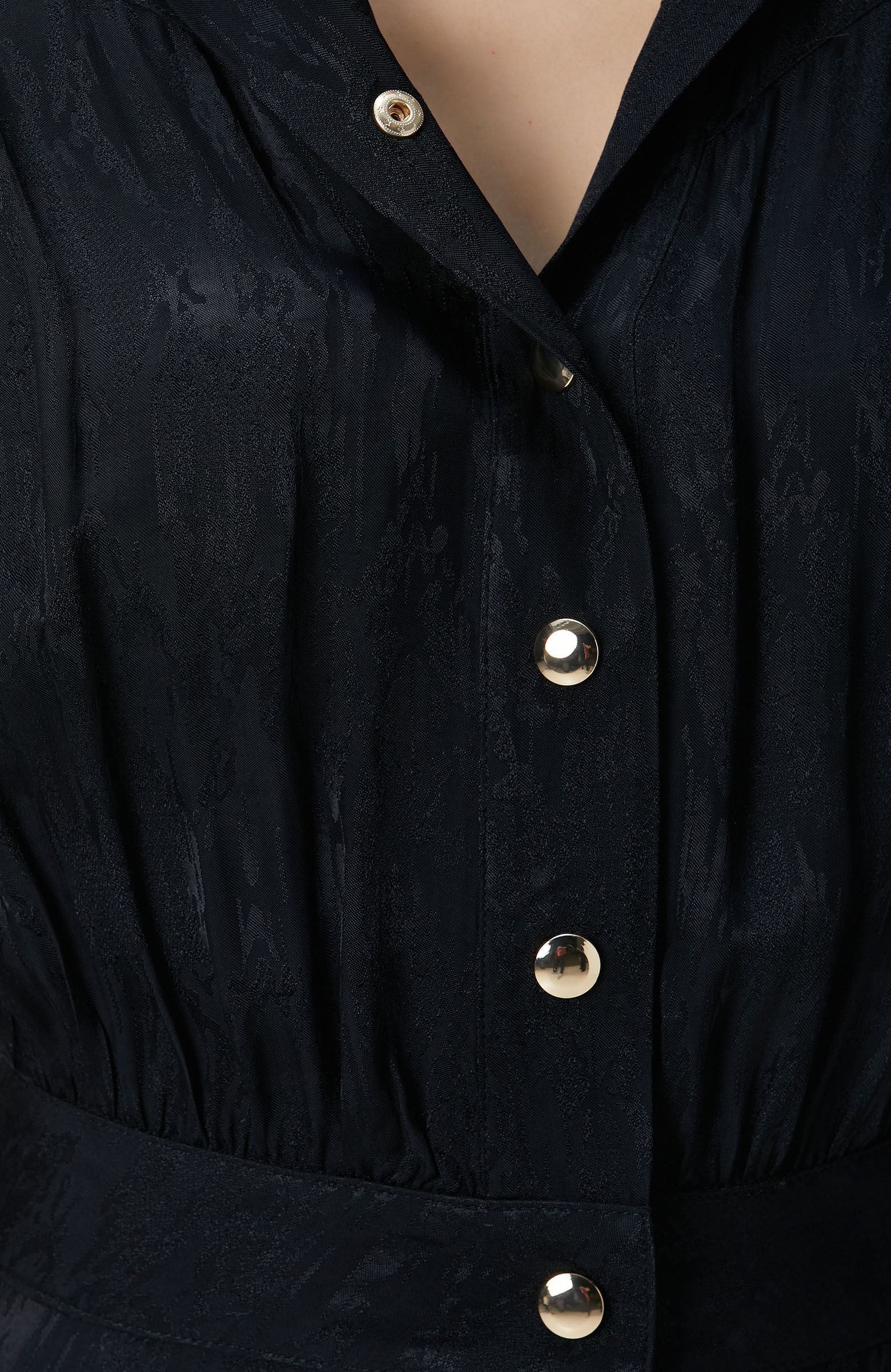 Siyah Jakar Desenli Tulum