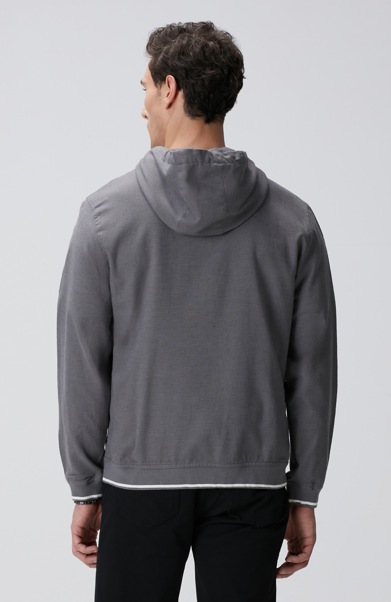 Antrasit Keten Karışım Mont