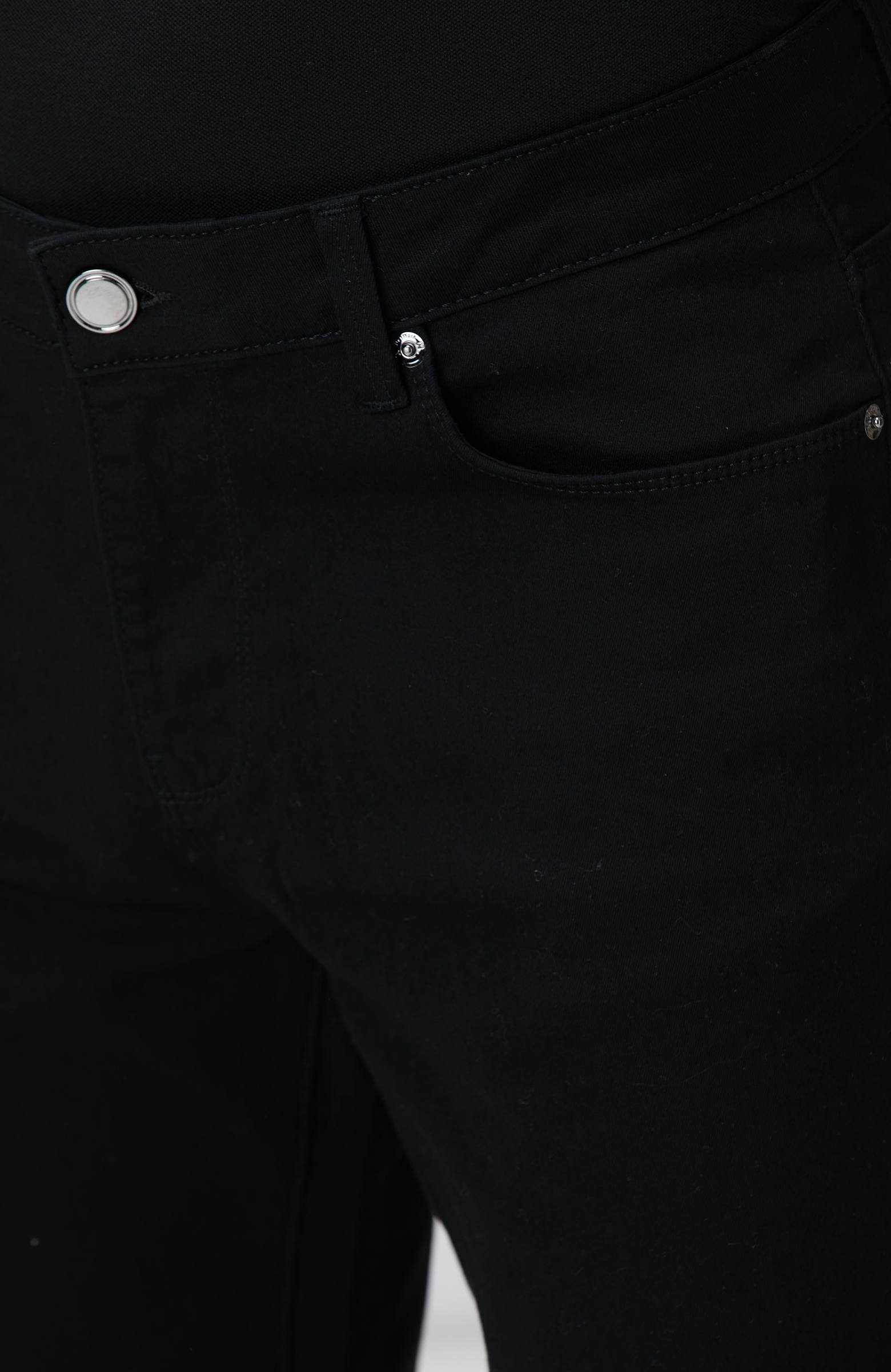 Siyah Non-Denim Casual Pantolon