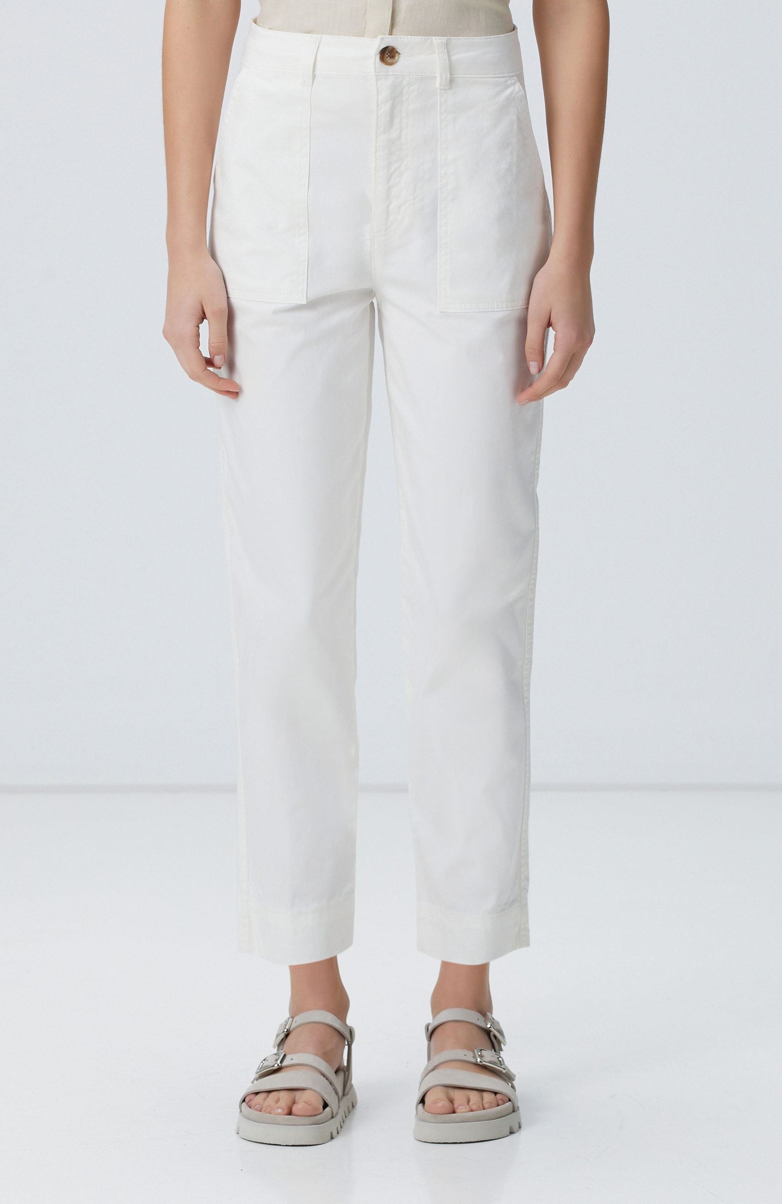 Kırık Beyaz Casual Pantolon