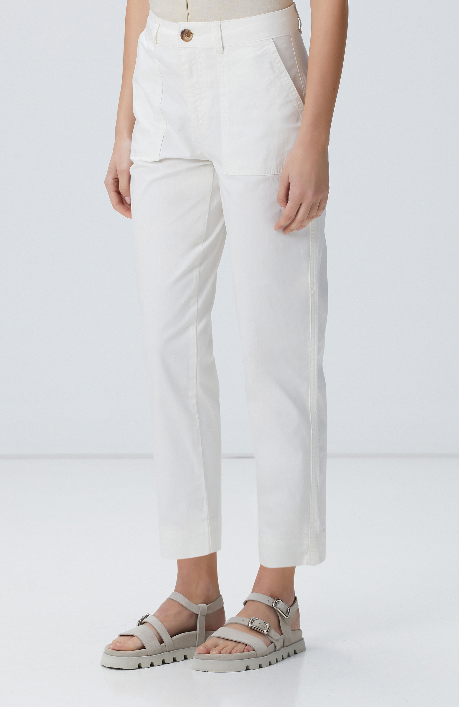 Kırık Beyaz Casual Pantolon