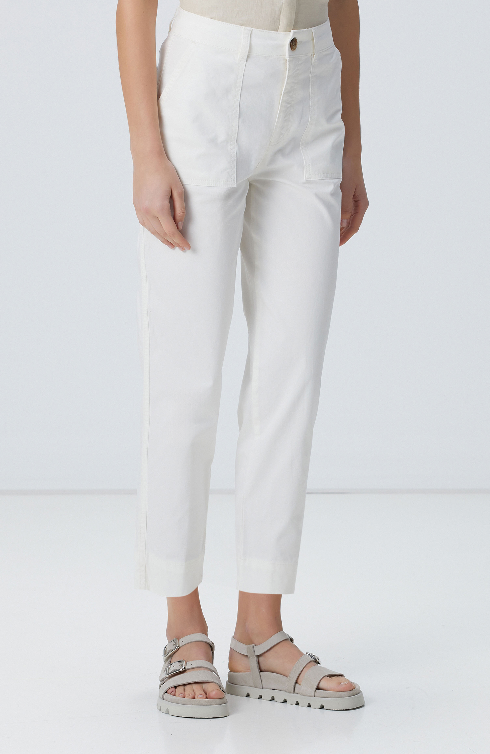 Kırık Beyaz Casual Pantolon