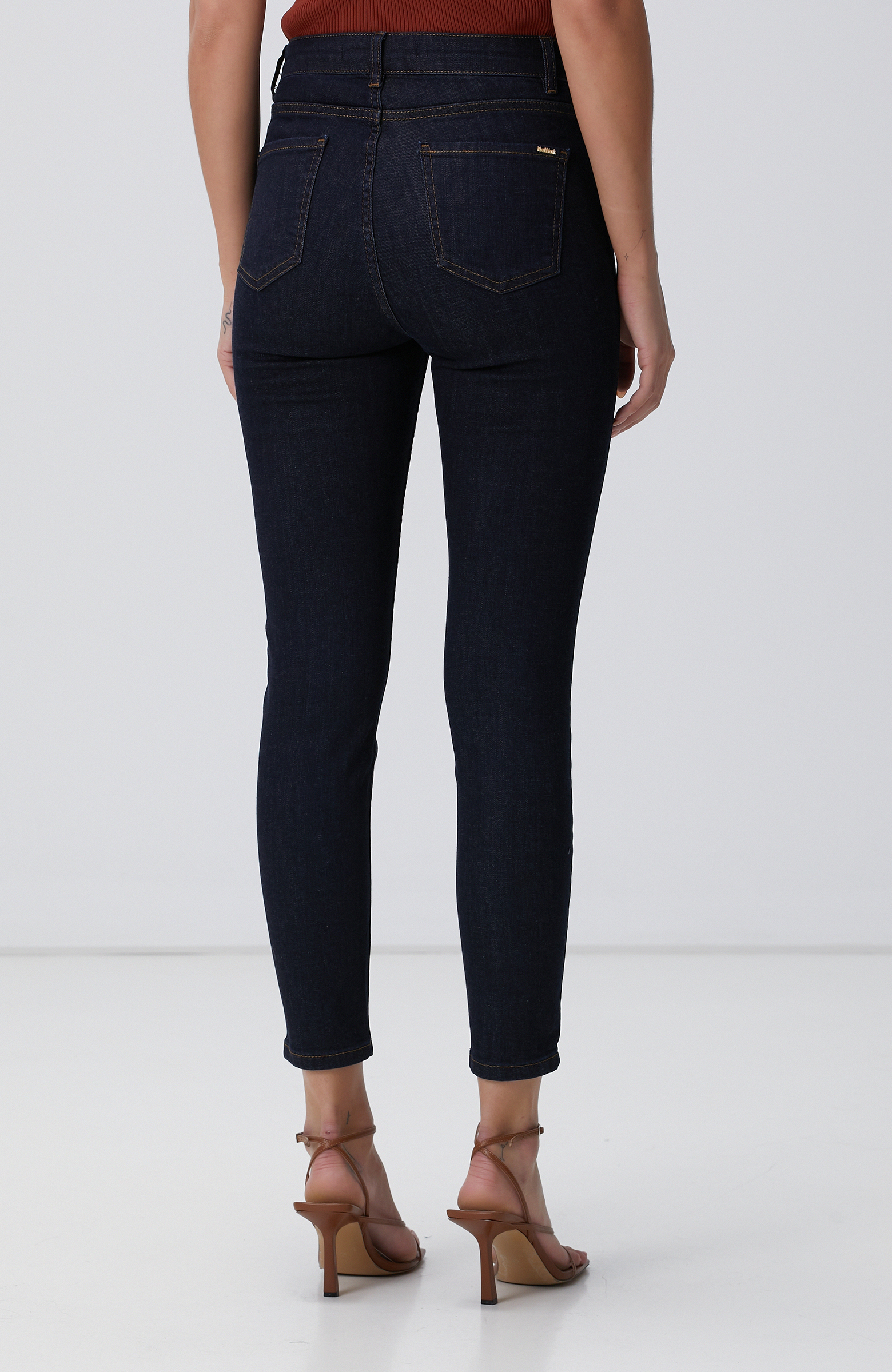 Lacivert Raw Denim Pantolon