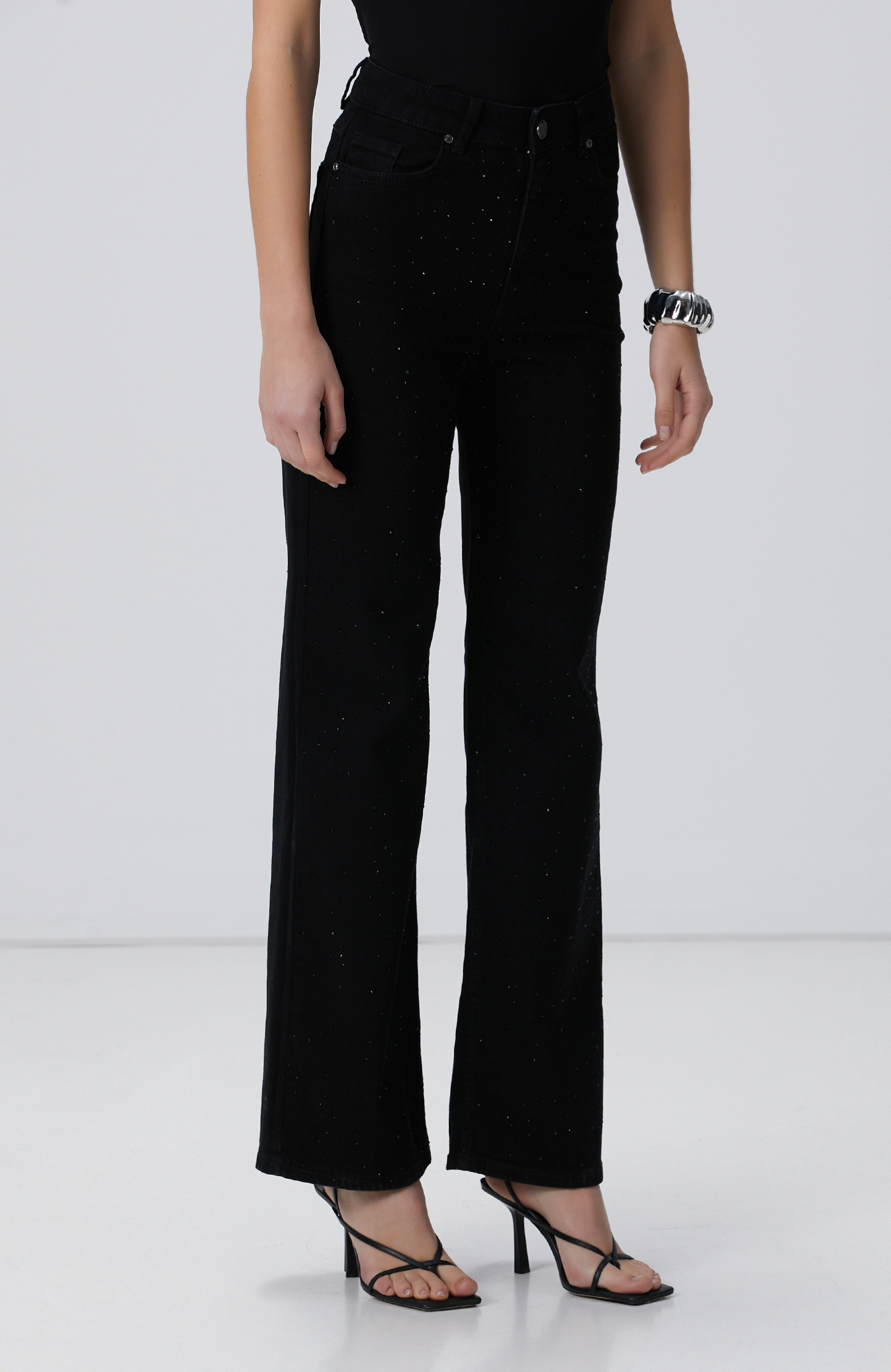 Siyah Denim Pantolon