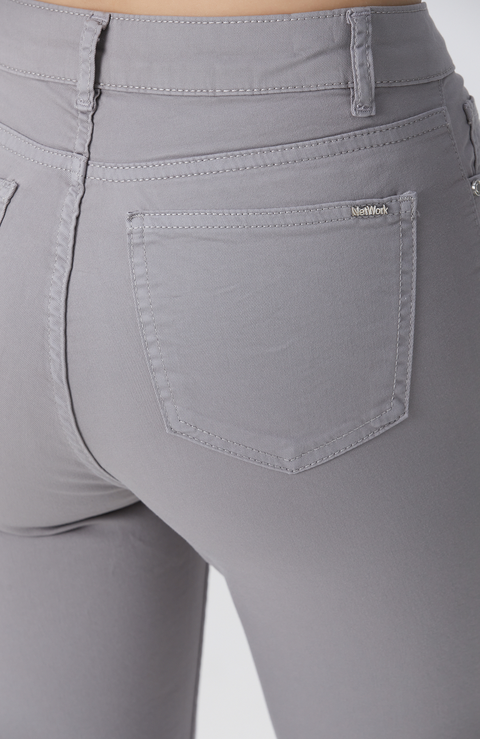 Açık Gri Casual Pantolon