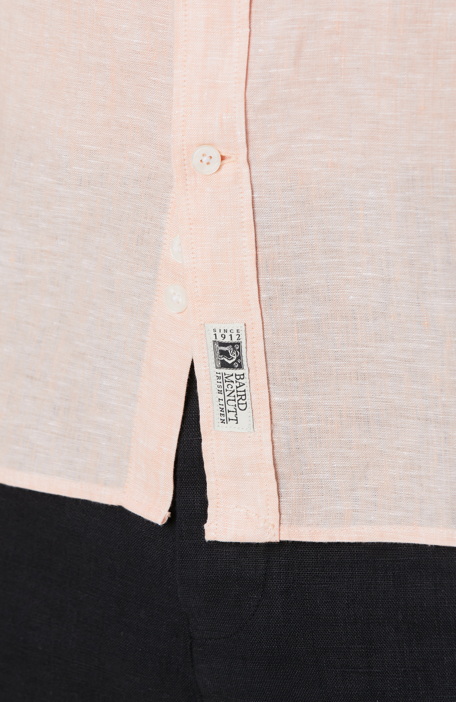 Turuncu Keten Gömlek