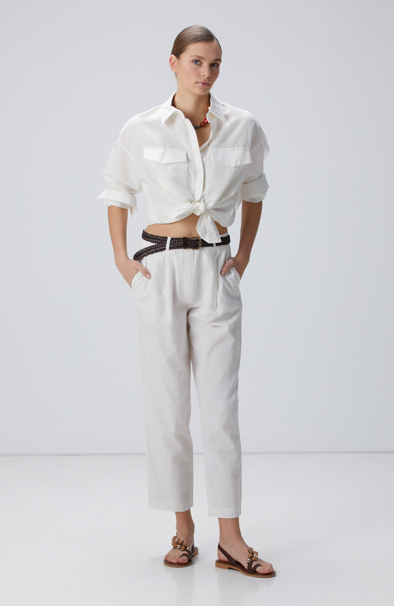 Kırık Beyaz Pantolon