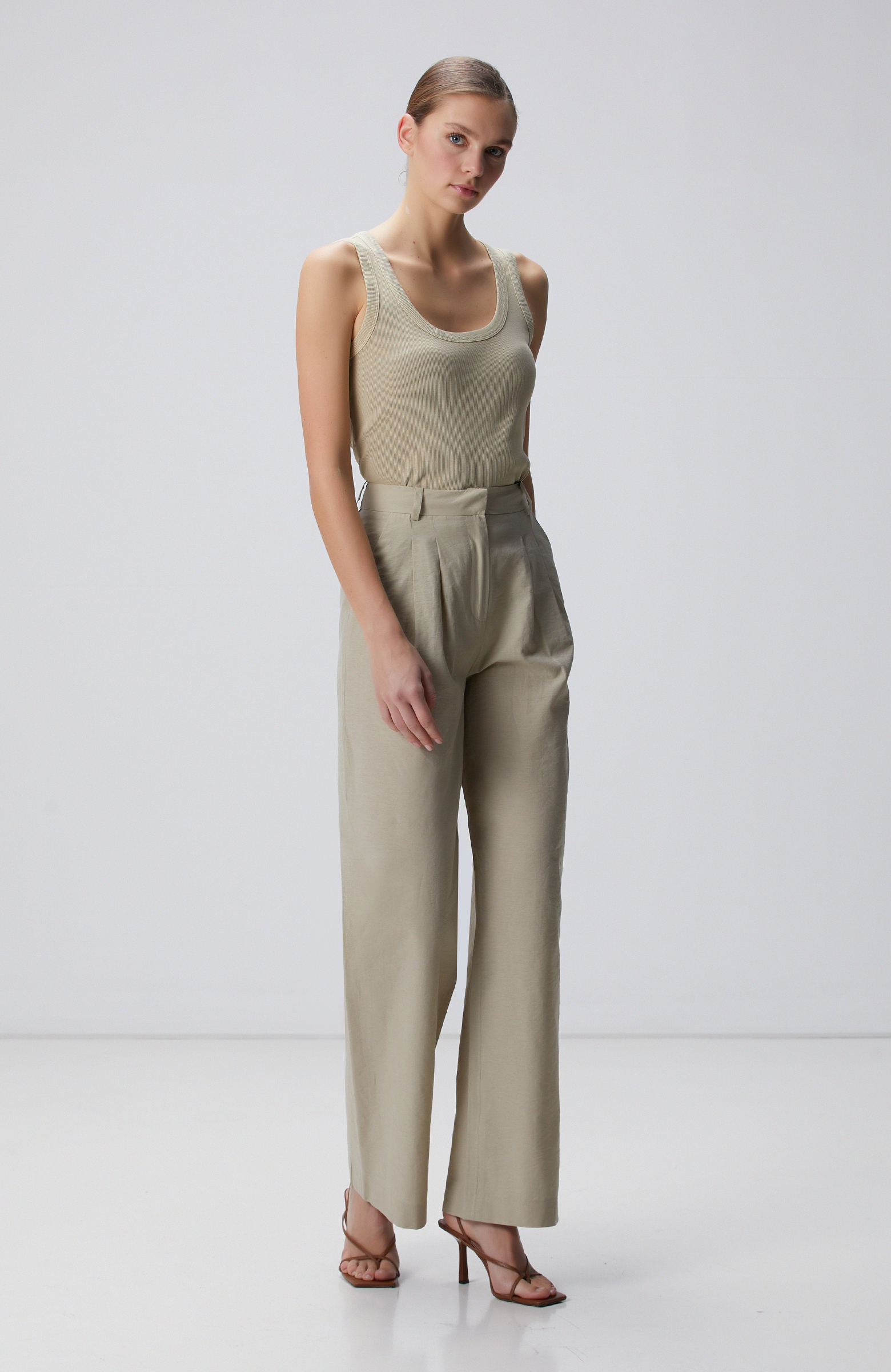 Açık Haki Pantolon