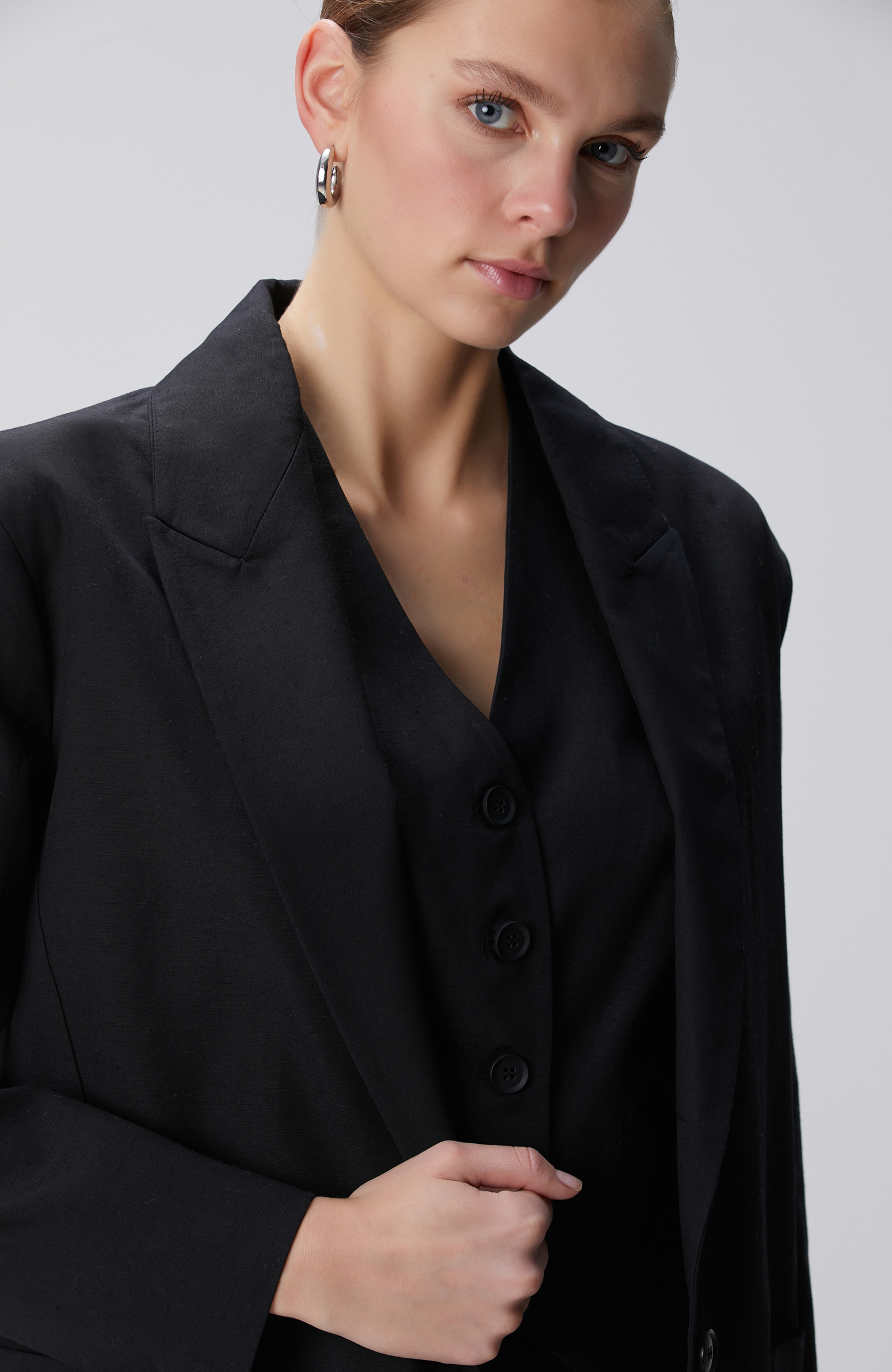 Siyah Boyfriend Ceket